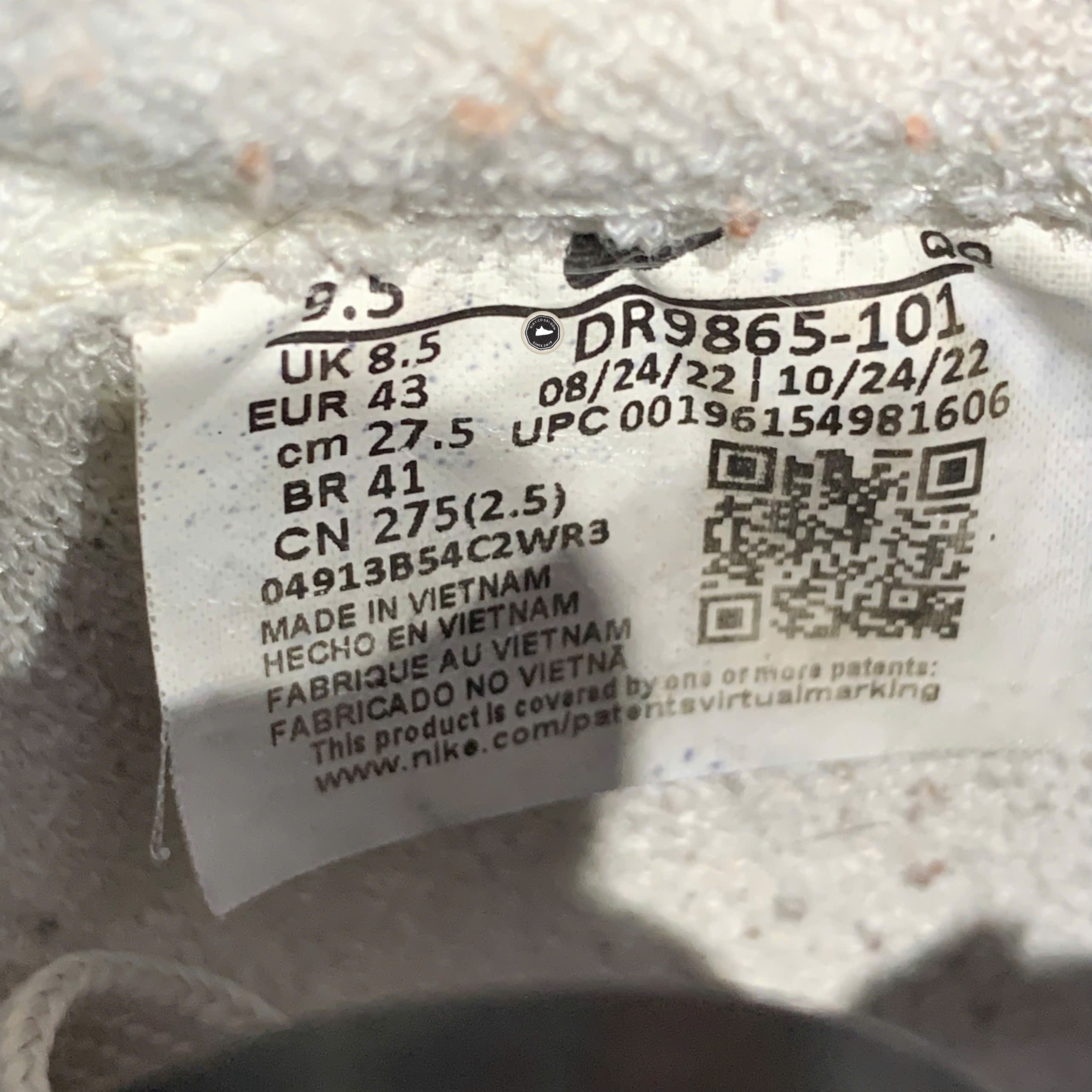 Nike Blazer Low '77 Jumbo Sail Pro Green Gum - DR9865 101 - Size 43 - GIÀY 2HAND CHÍNH HÃNG PVN24029