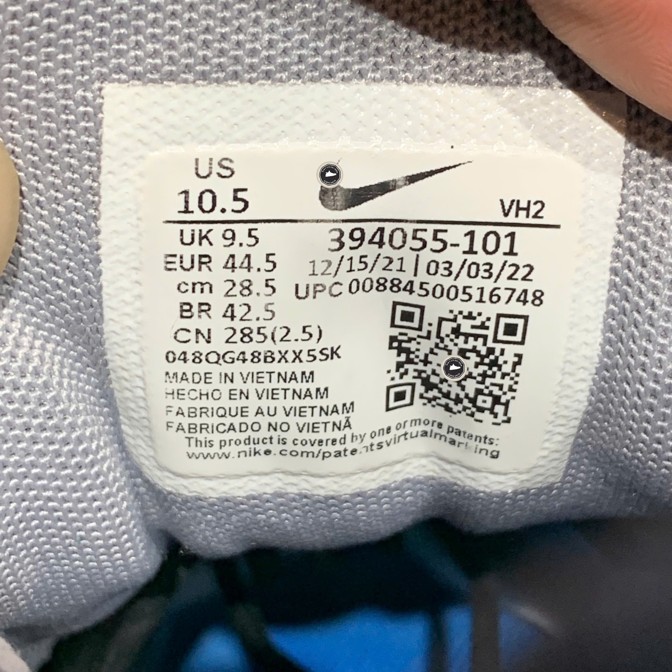 Nike Initiator - 394055 101 - Size 44.5 - GIÀY 2HAND CHÍNH HÃNG 24092