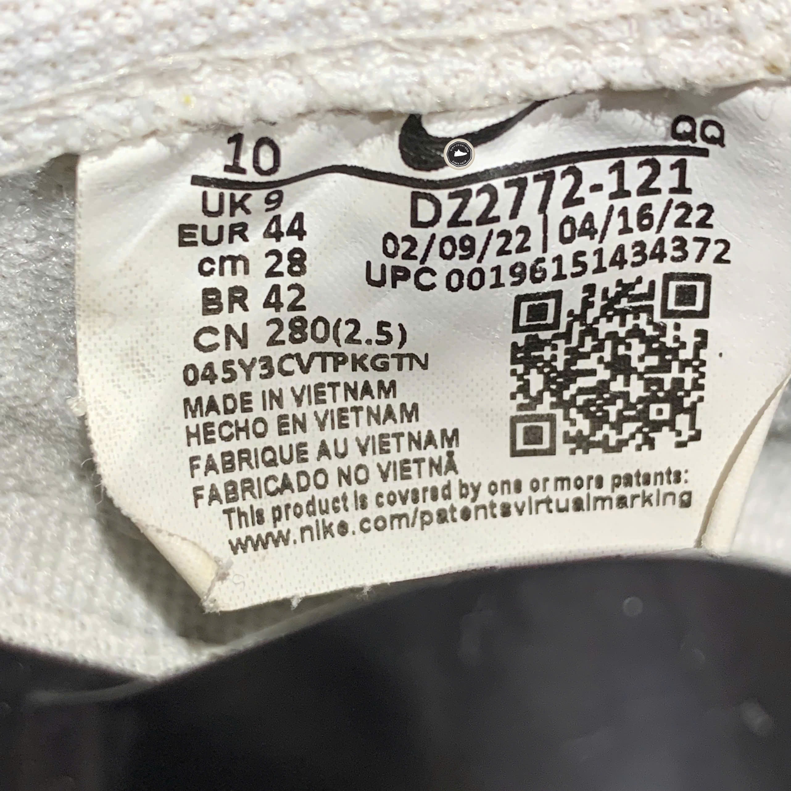 Nike Blazer Low '77 Jumbo White Khaki - DZ2772 121 - Size 44 - GIÀY 2HAND CHÍNH HÃNG PVN24185