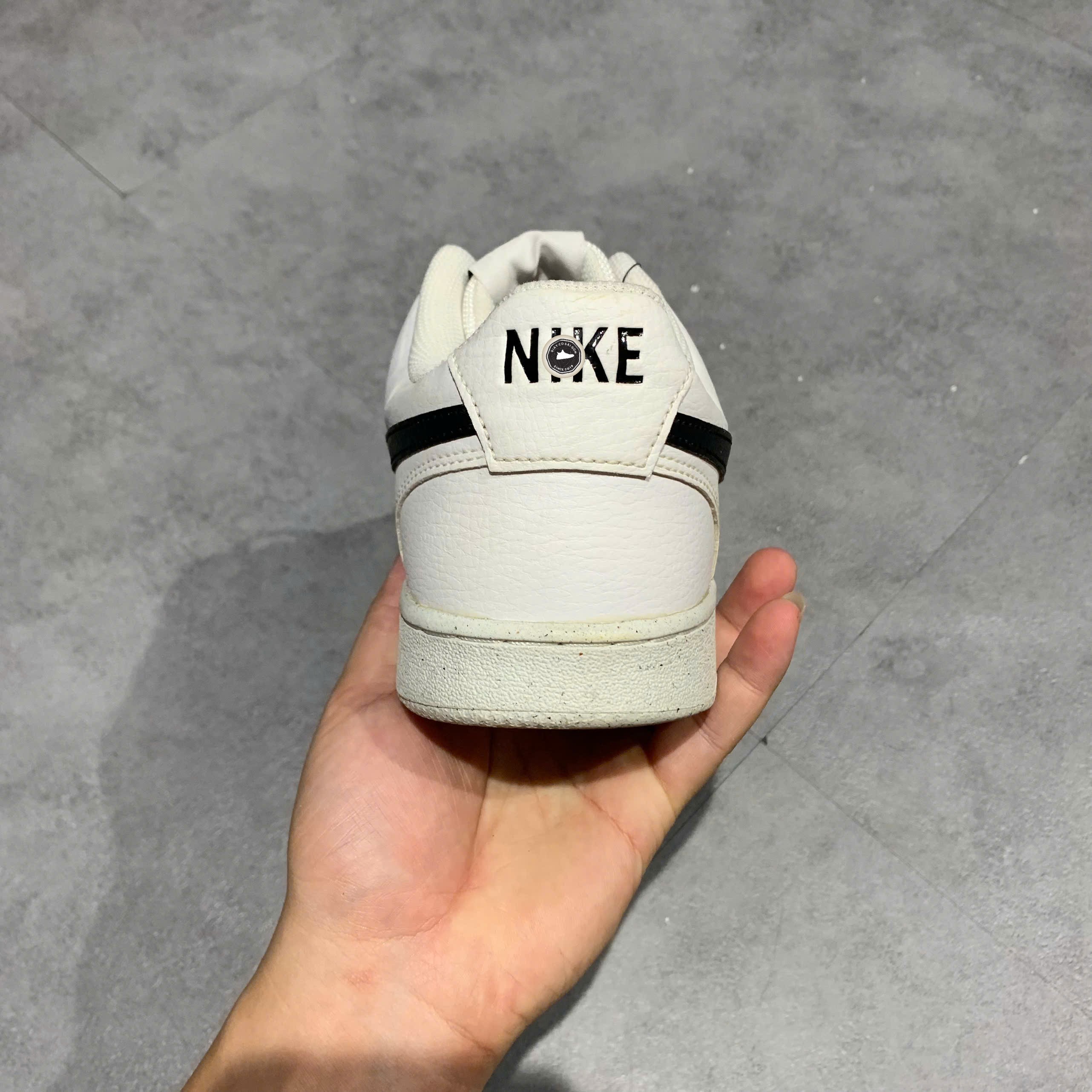 Nike Court Vision Low Next Nature 'White Black' - DH2987 101 - Size 43 - GIÀY 2HAND CHÍNH HÃNG PVN24442