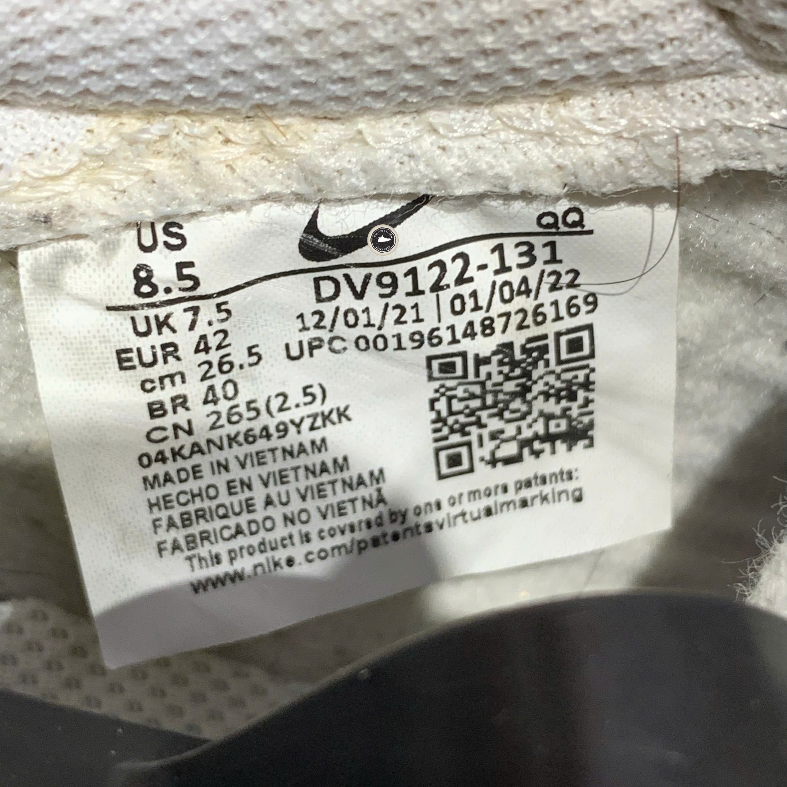 Nike Blazer Low '77 Jumbo White Chlorophyll - DV9122 131 - Size 42 - GIÀY 2HAND CHÍNH HÃNG PVN24241