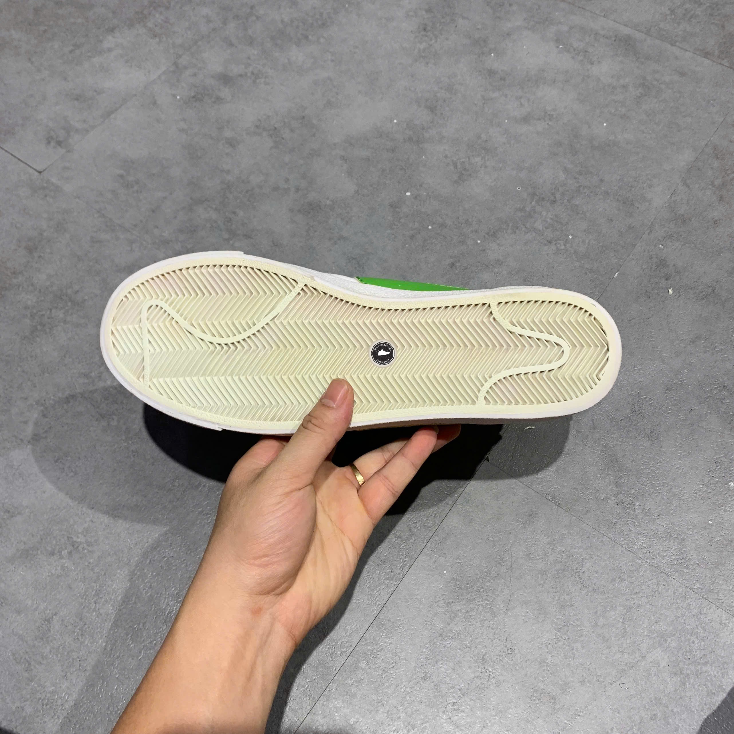 Nike Blazer Low '77 Jumbo White Chlorophyll - DV9122 131 - Size 42 - GIÀY 2HAND CHÍNH HÃNG PVN24241