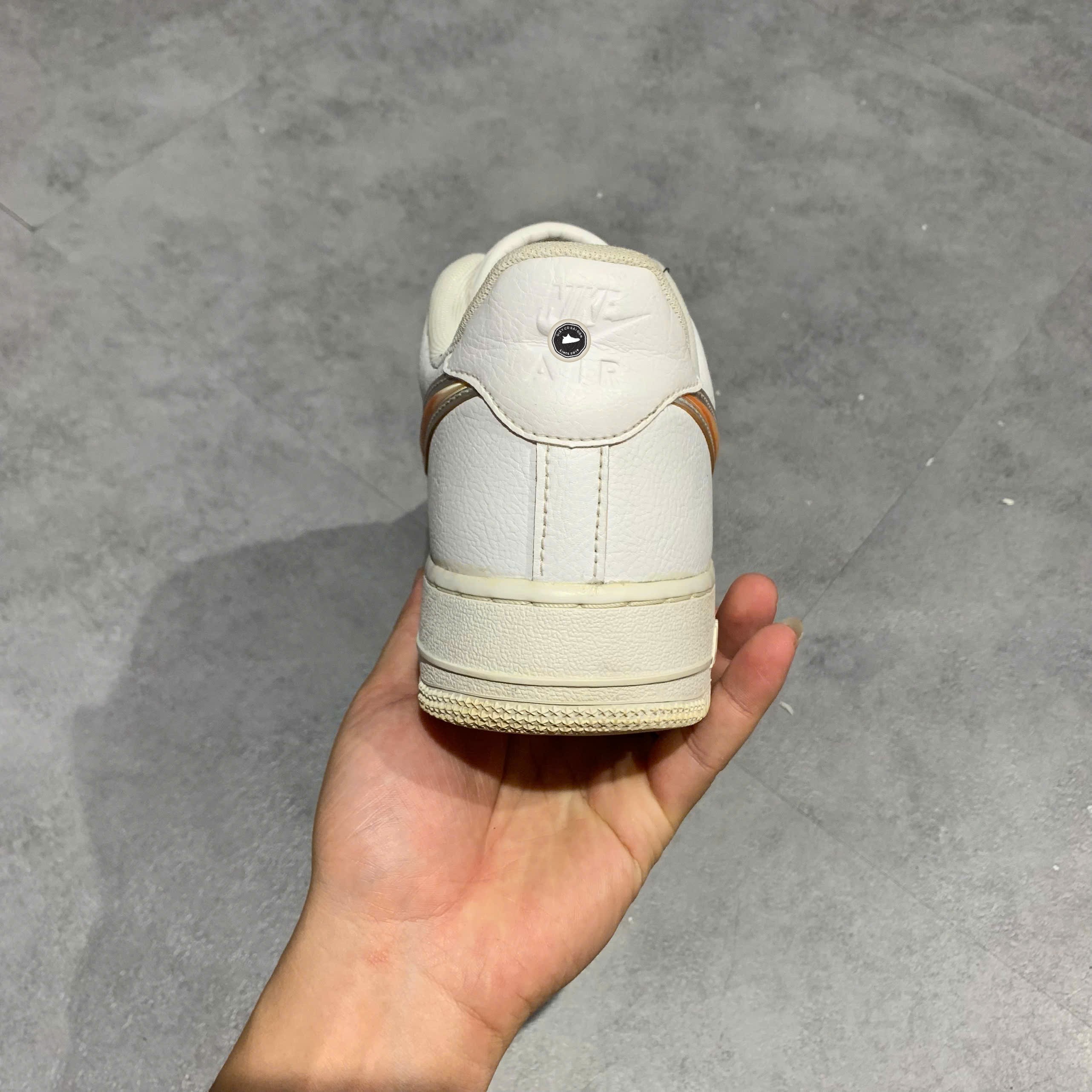 Nike Air Force 1 '07 LV8 3 White Orange Peel - AO2441 102 - Size 42 - GIÀY 2HAND CHÍNH HÃNG PVN24213