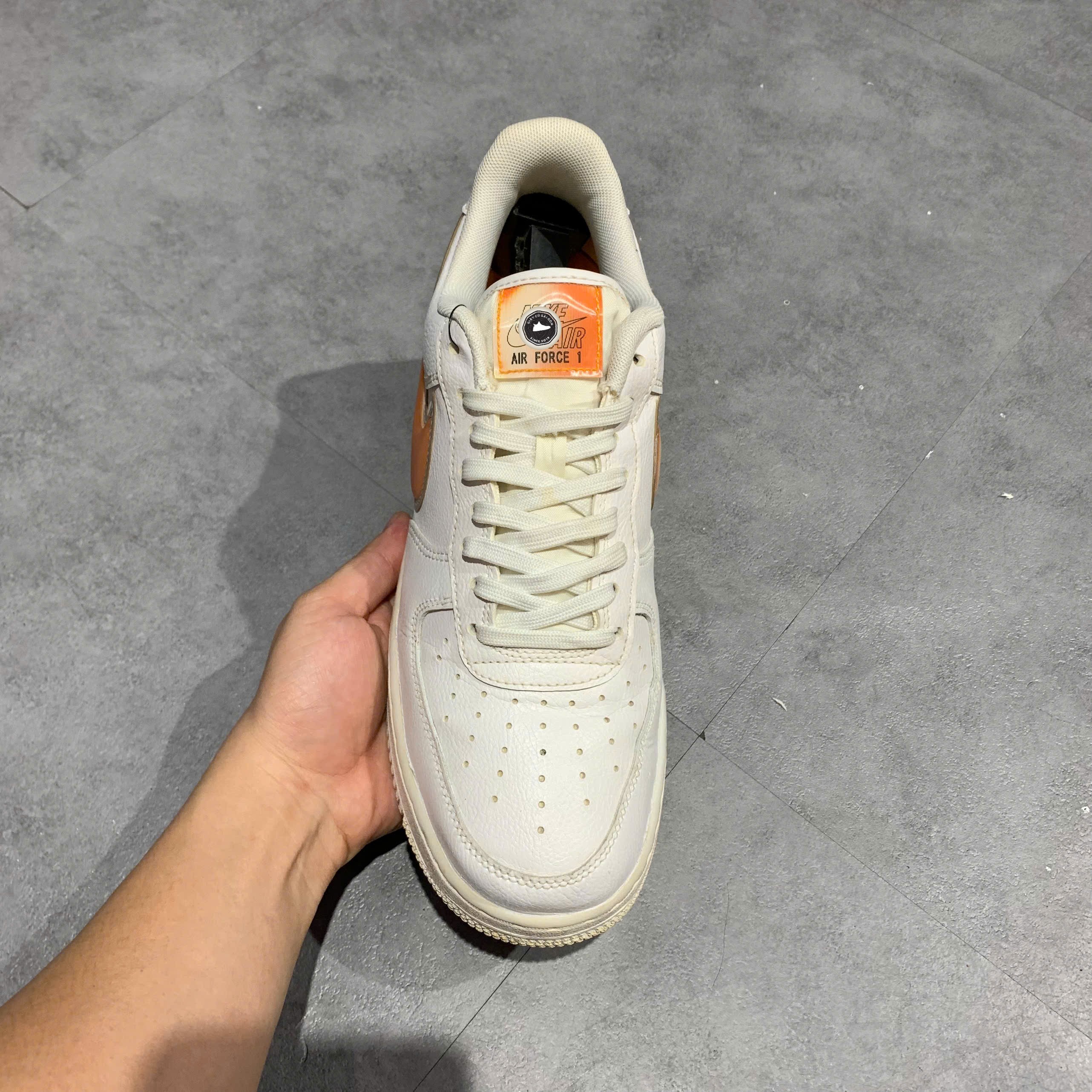 Nike Air Force 1 '07 LV8 3 White Orange Peel - AO2441 102 - Size 42 - GIÀY 2HAND CHÍNH HÃNG PVN24213