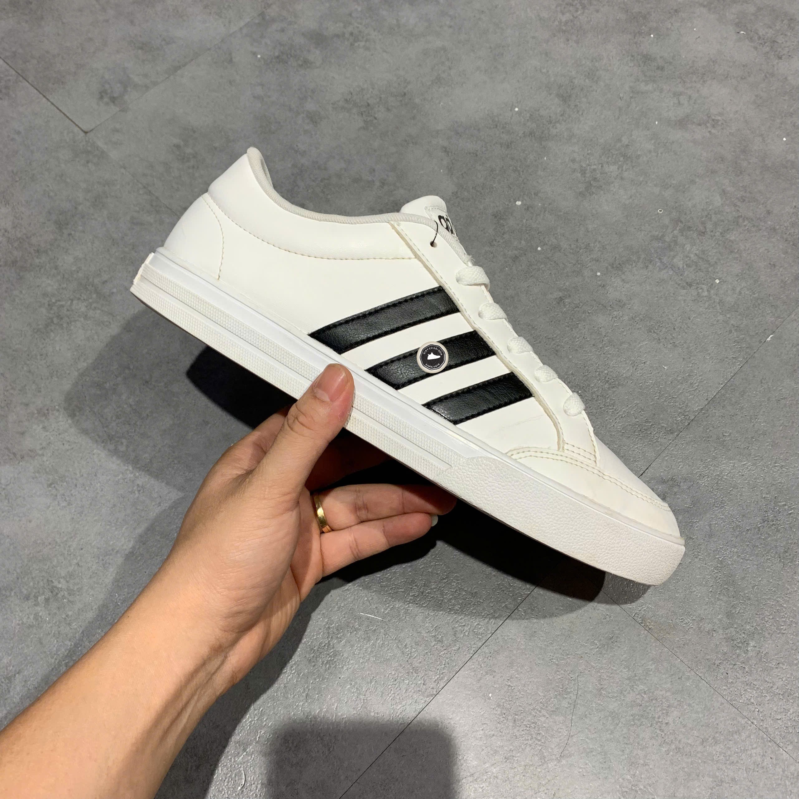 Adidas VS Set - BC0130 - Size 42 - GIÀY 2HAND CHÍNH HÃNG PVN24553