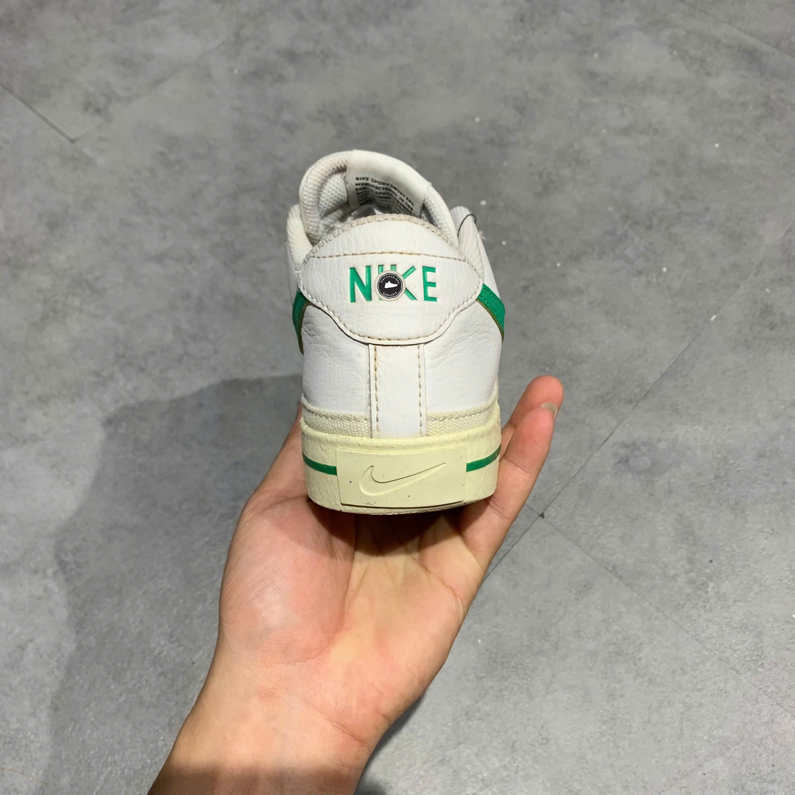 Nike Court Legacy Next Nature White Green - FN4292 100 - Size 43 - GIÀY 2HAND CHÍNH HÃNG PVN24295