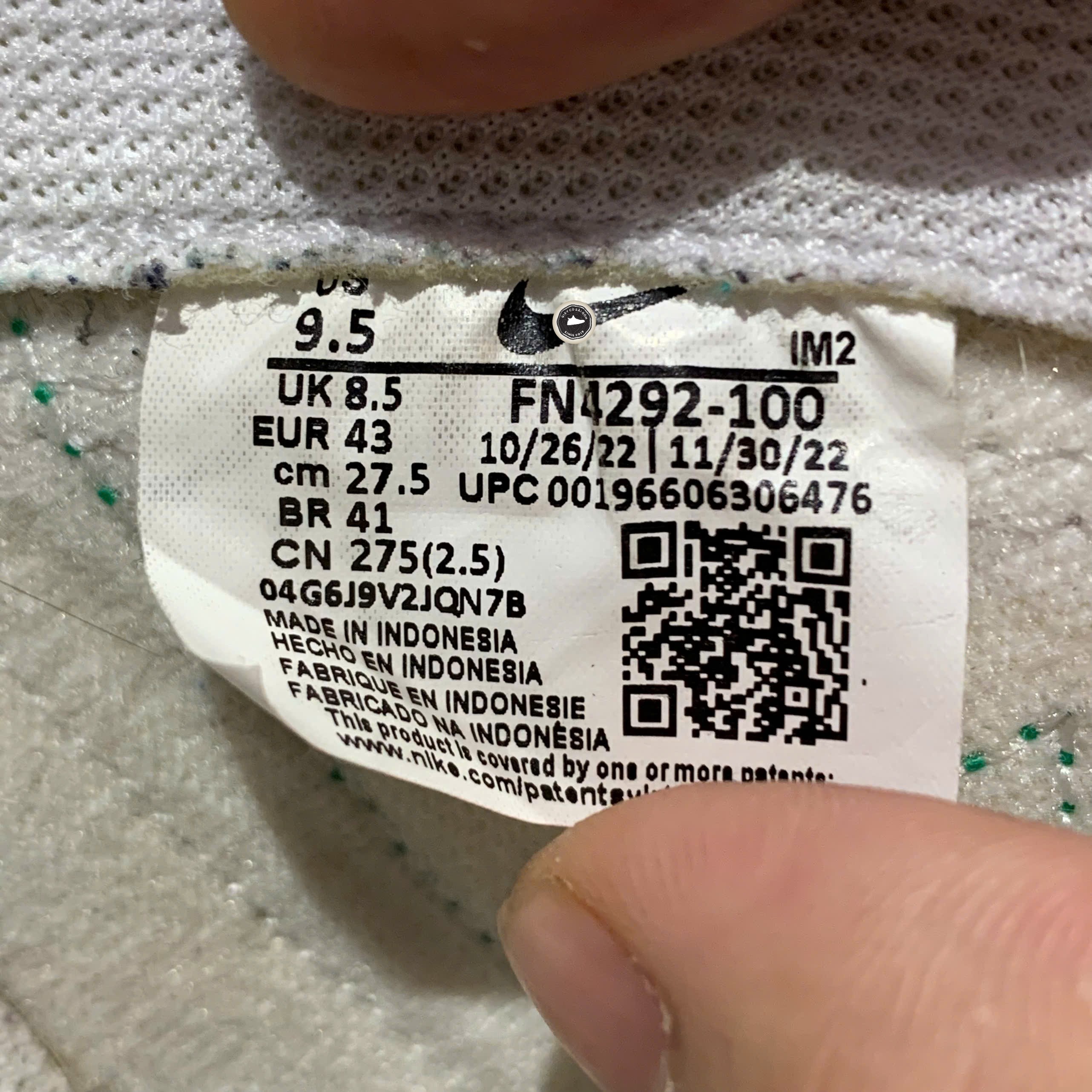 Nike Court Legacy Next Nature White Green - FN4292 100 - Size 43 - GIÀY 2HAND CHÍNH HÃNG PVN24295