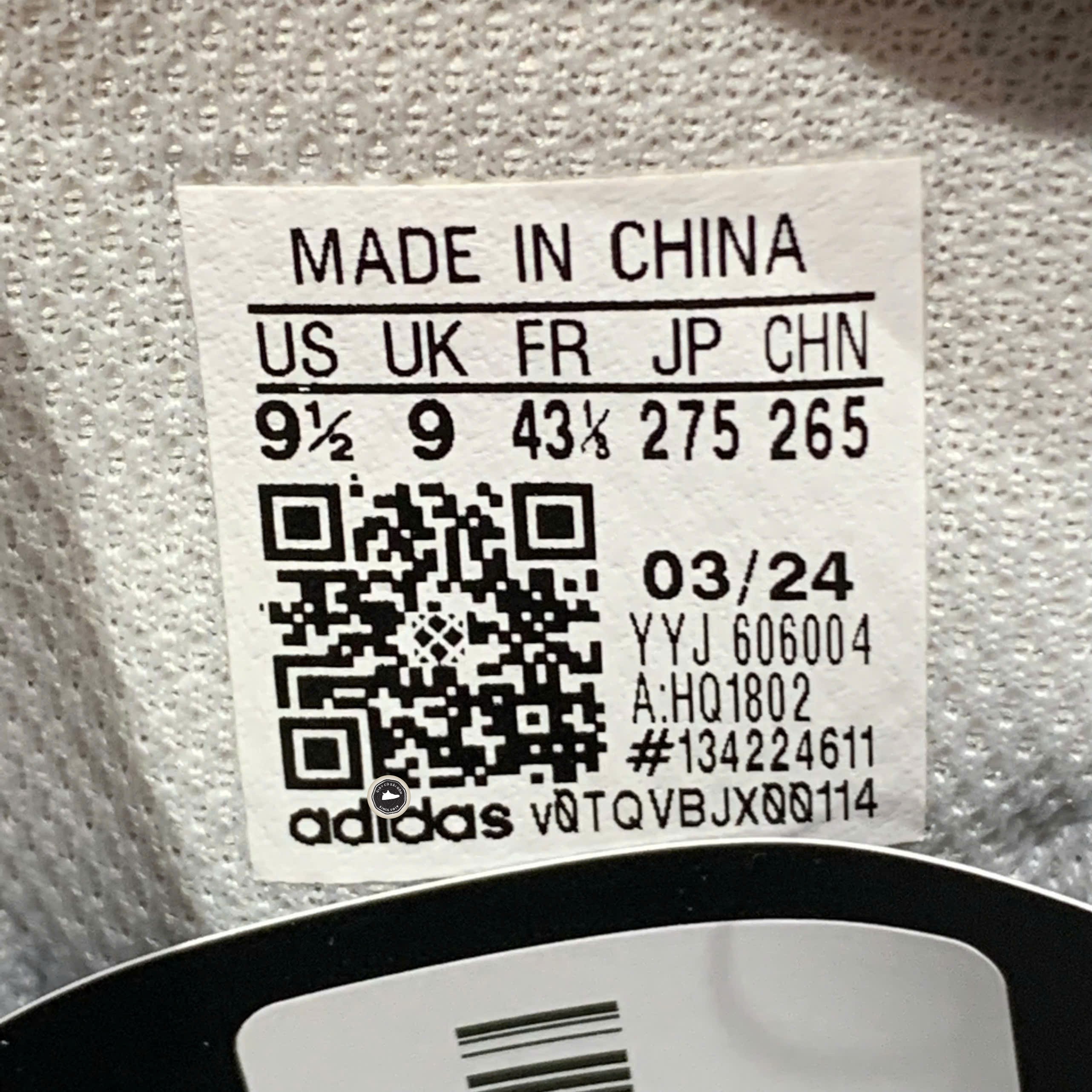 Adidas VL Court 2.0 Grey Black Gum - HQ1802 - Size 43 1/3 - GIÀY 2HAND CHÍNH HÃNG 24375