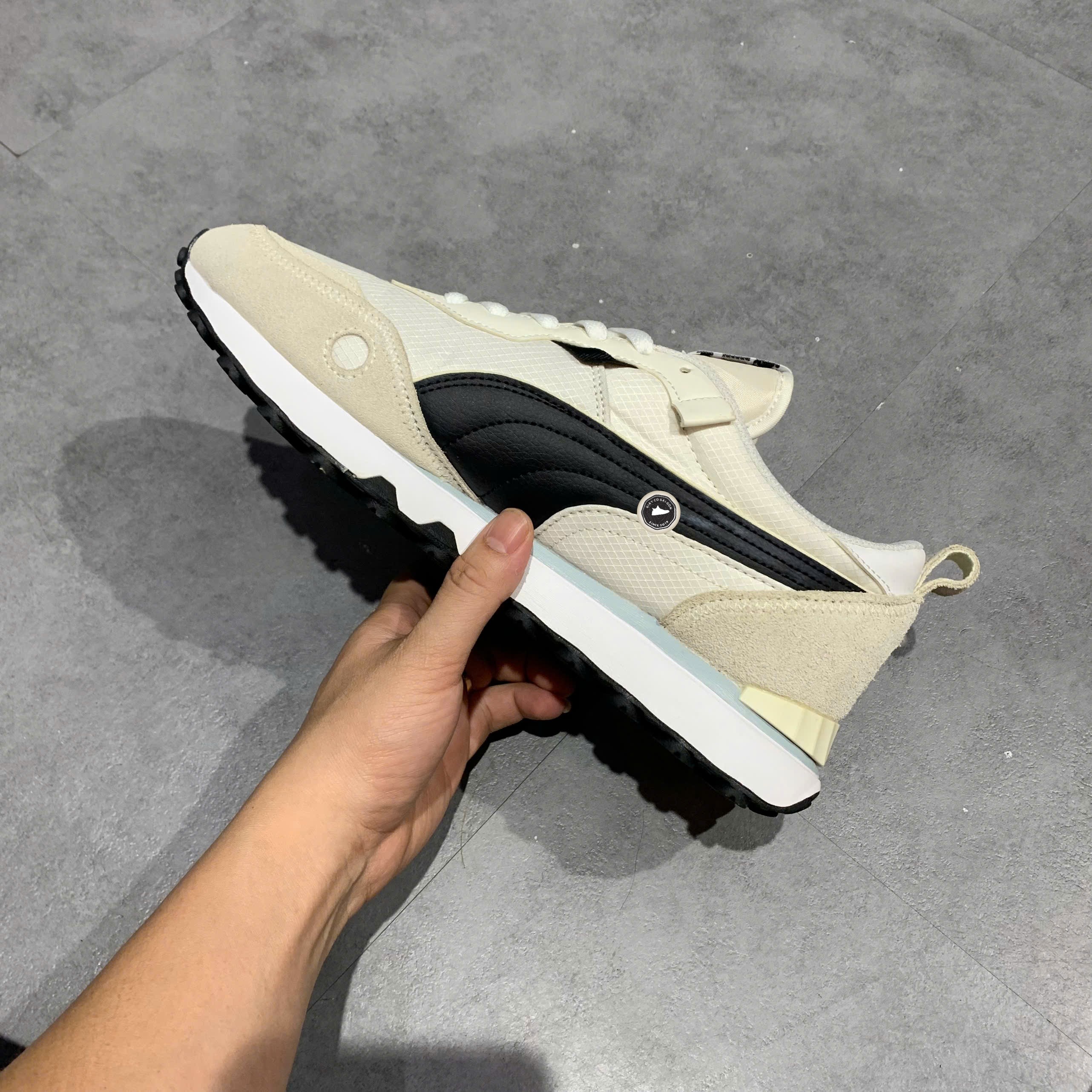 Puma Rider FV 'Future Vintage Marshmallow' - 387672 11 - Size 43 - GIÀY 2HAND CHÍNH HÃNG PVN24284