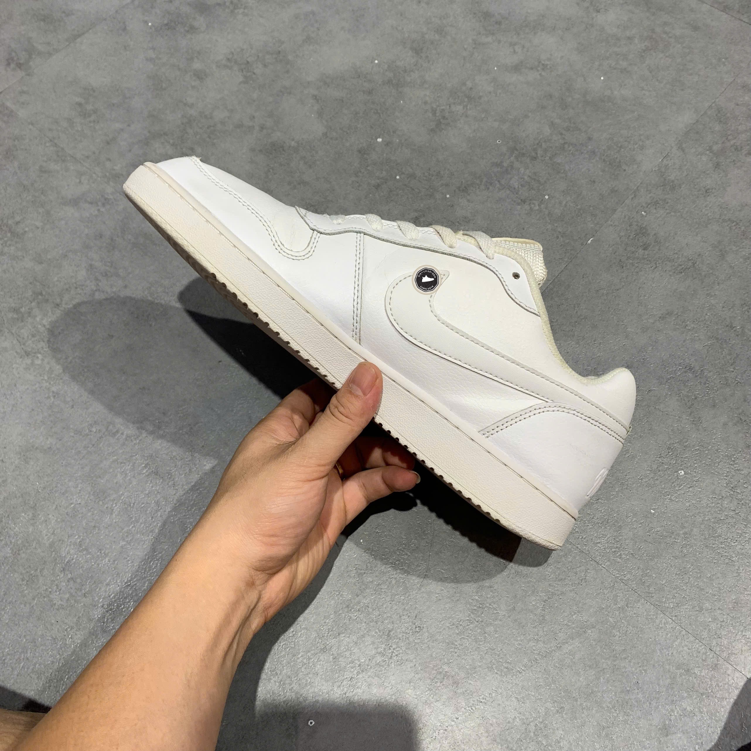 Nike Ebernon Low Triple White - AQ1775 100 - Size 44 - GIÀY 2HAND CHÍNH HÃNG PVN24267