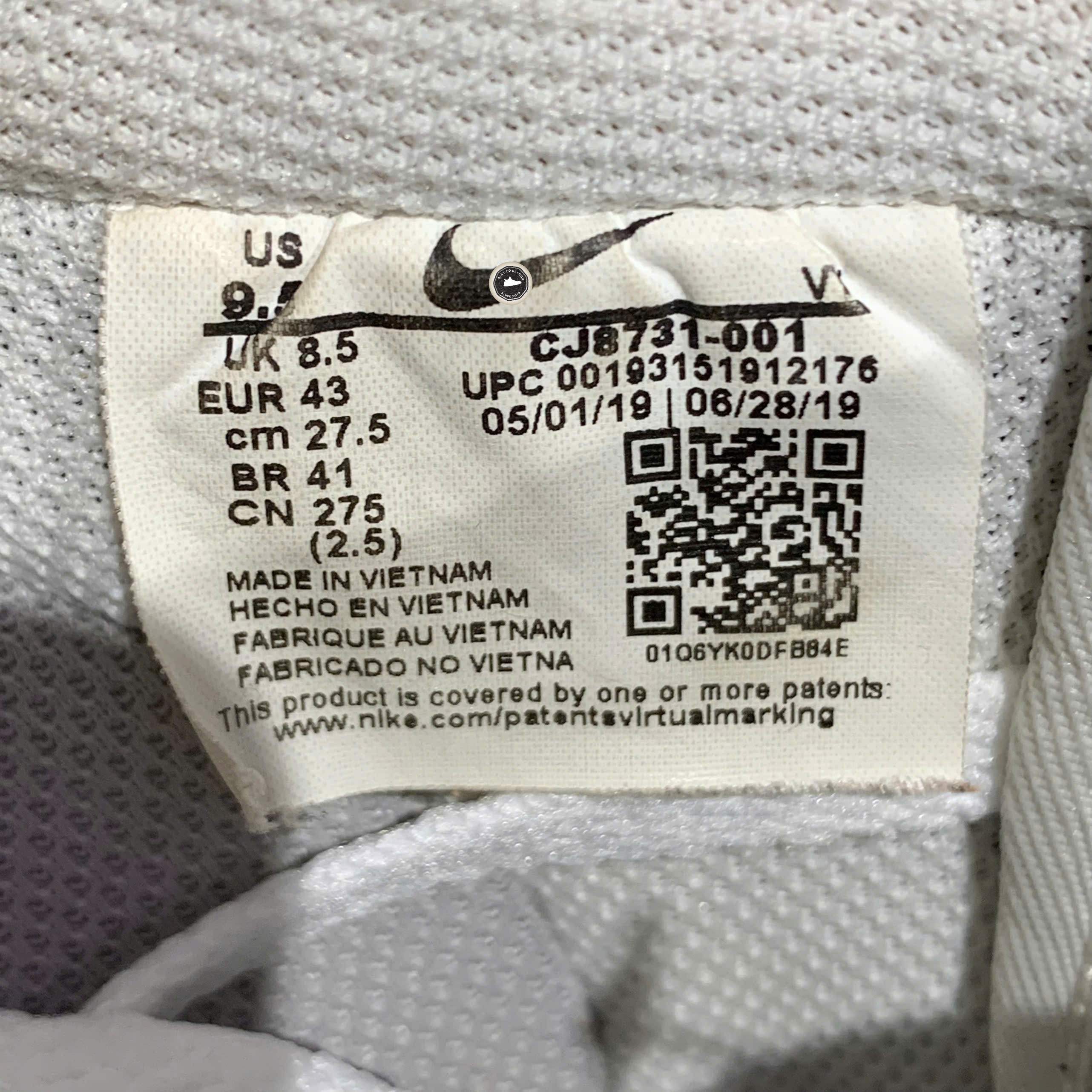 Nike Air Force 1 '07 LV8 'Swoosh' - CJ8731 001 - Size 43 - GIÀY 2HAND CHÍNH HÃNG PVN24208