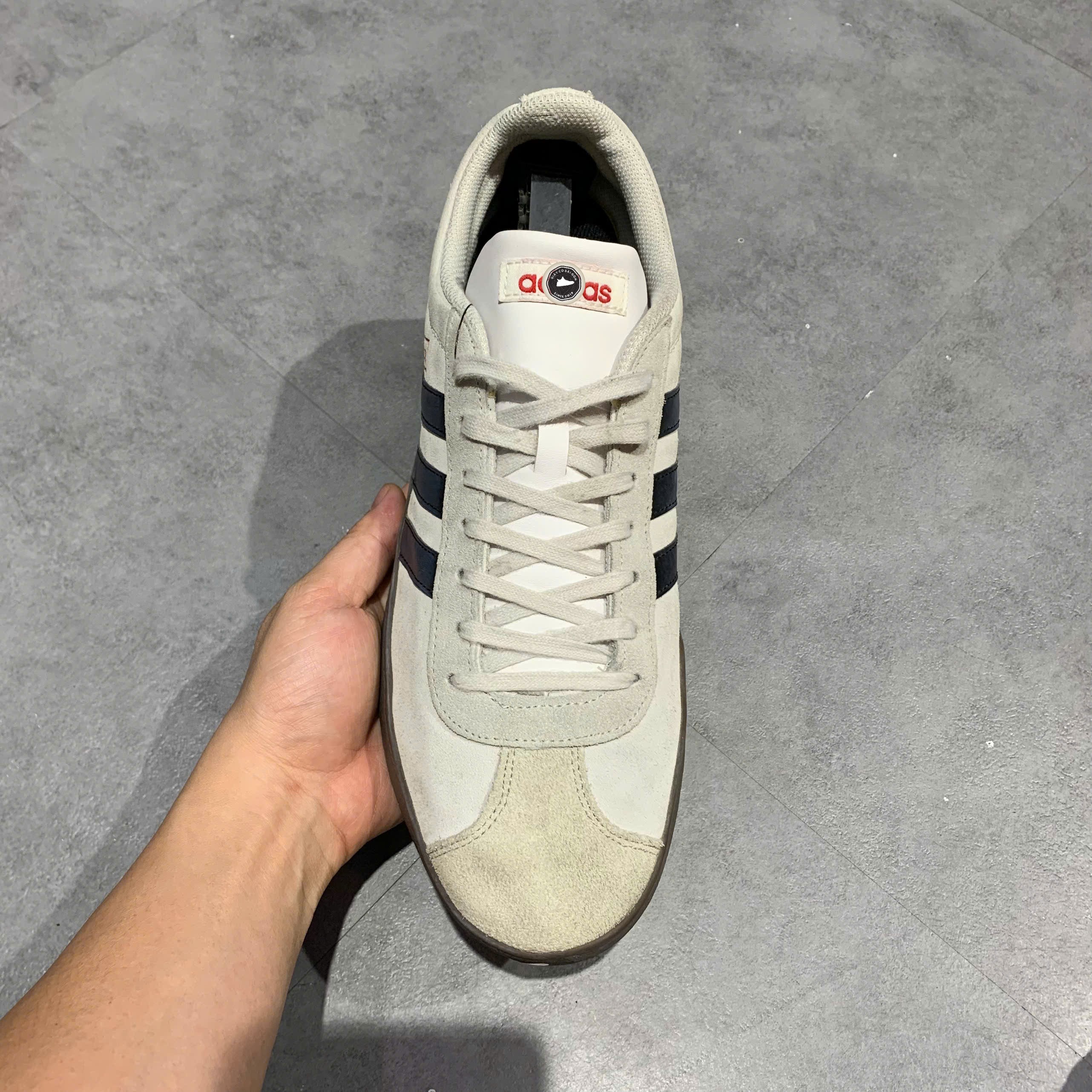 Adidas VL Court 2.0 - HQ1802 - Size 46 - GIÀY 2HAND CHÍNH HÃNG PVN24565