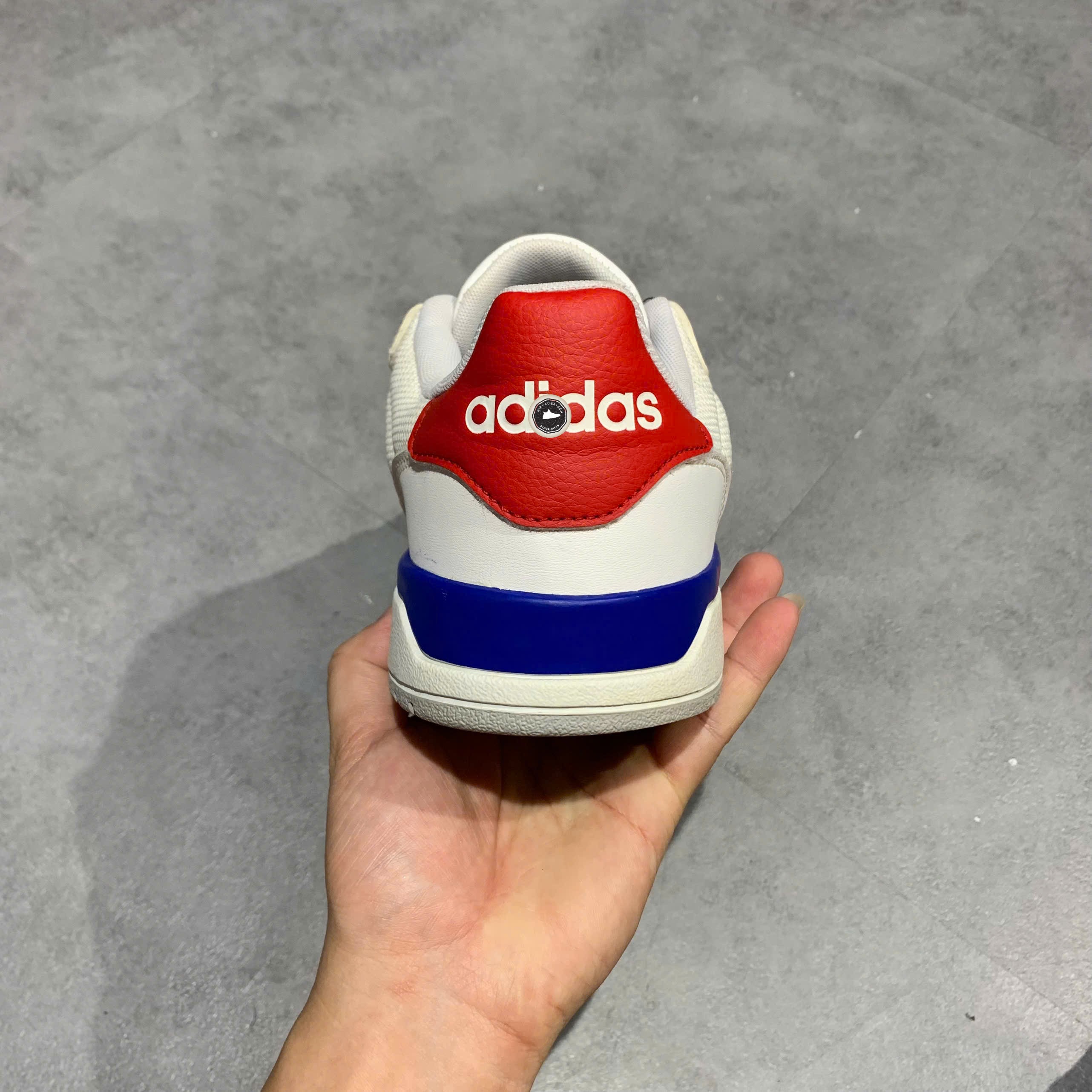 Adidas Entrap White Red Blue - FX3978 - Size 44 2/3 - GIÀY 2HAND CHÍNH HÃNG PVN24409
