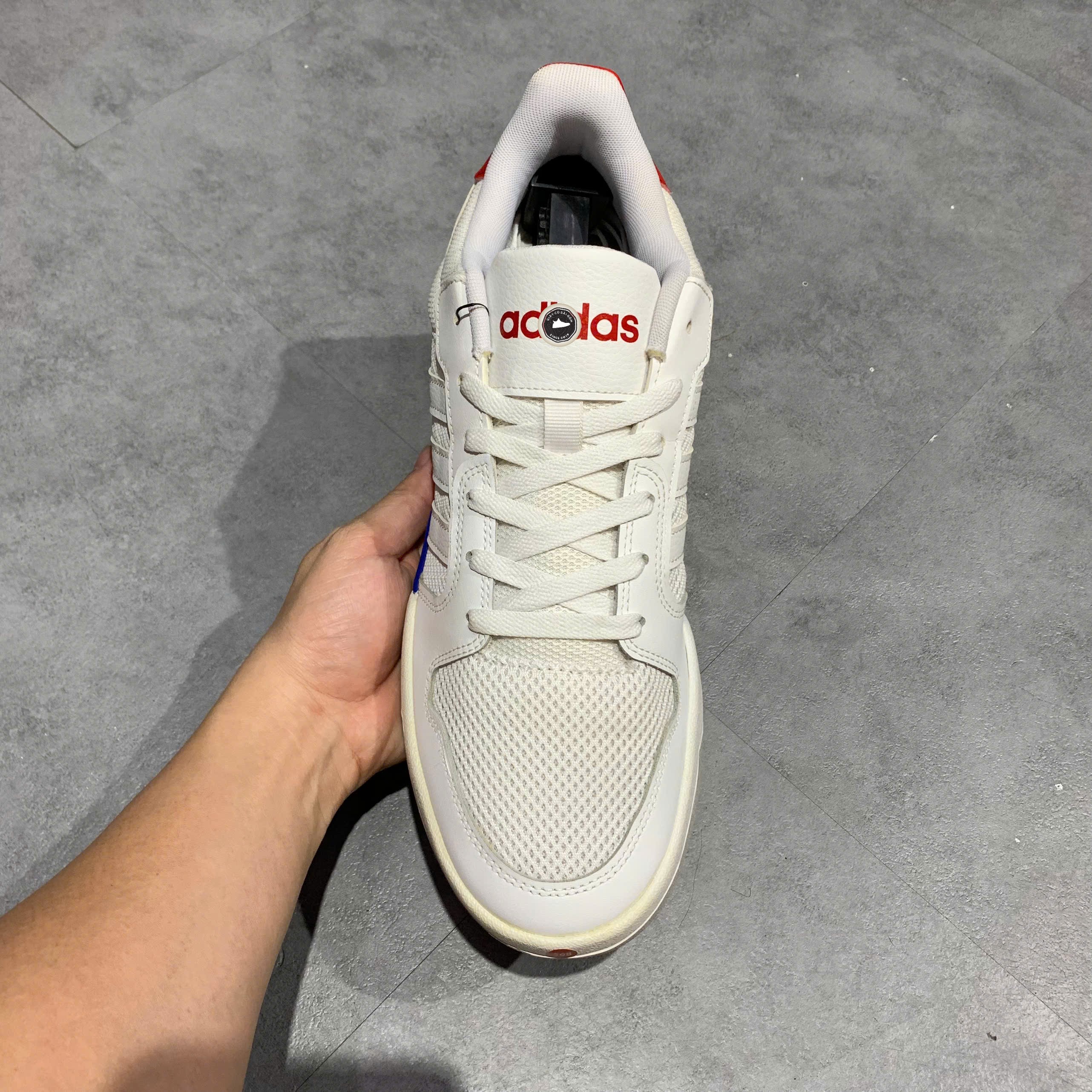 Adidas Entrap White Red Blue - FX3978 - Size 44 2/3 - GIÀY 2HAND CHÍNH HÃNG PVN24409
