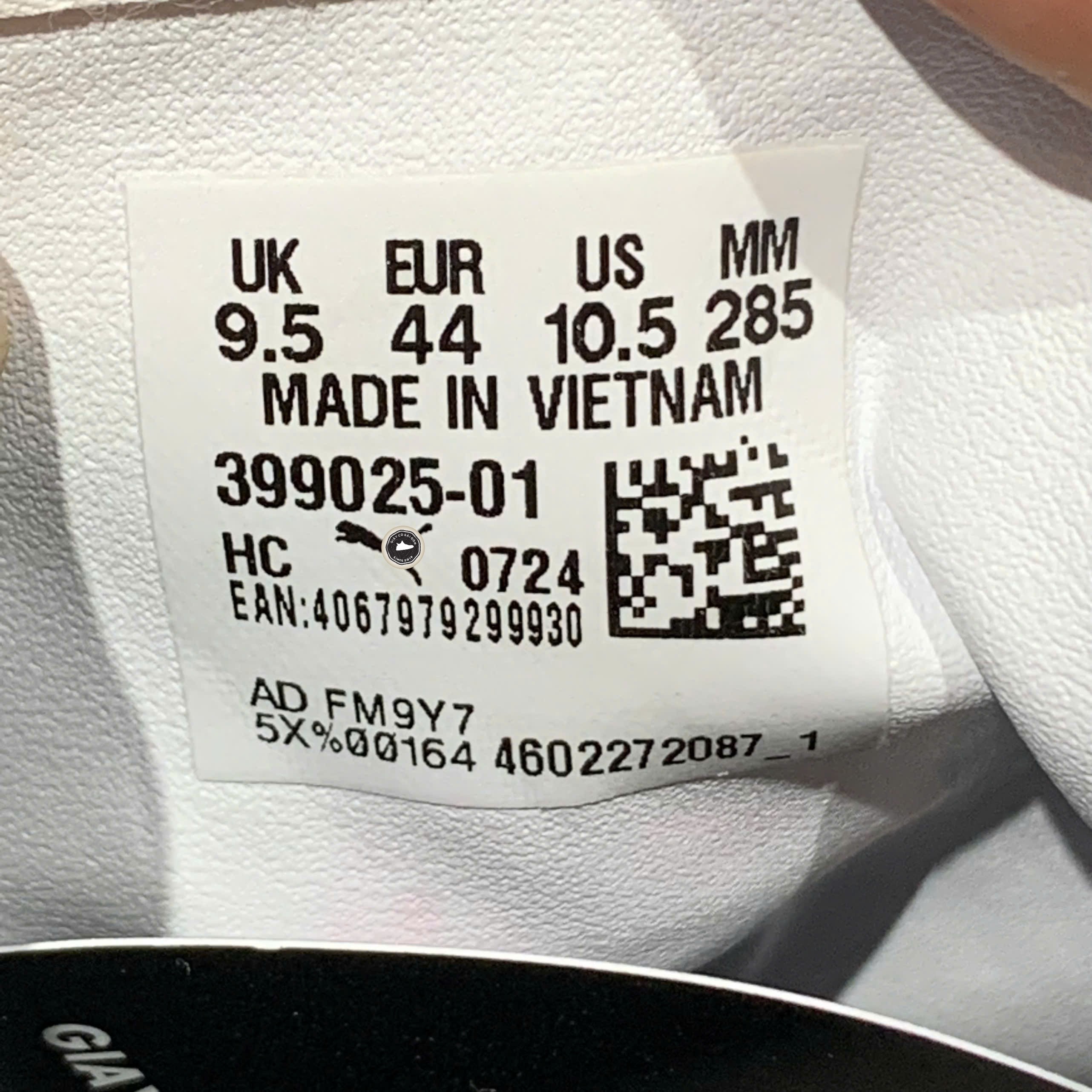 Puma Easy Rider Mix White Black - 399025 01 - Size 44 - GIÀY 2HAND CHÍNH HÃNG PVN24263