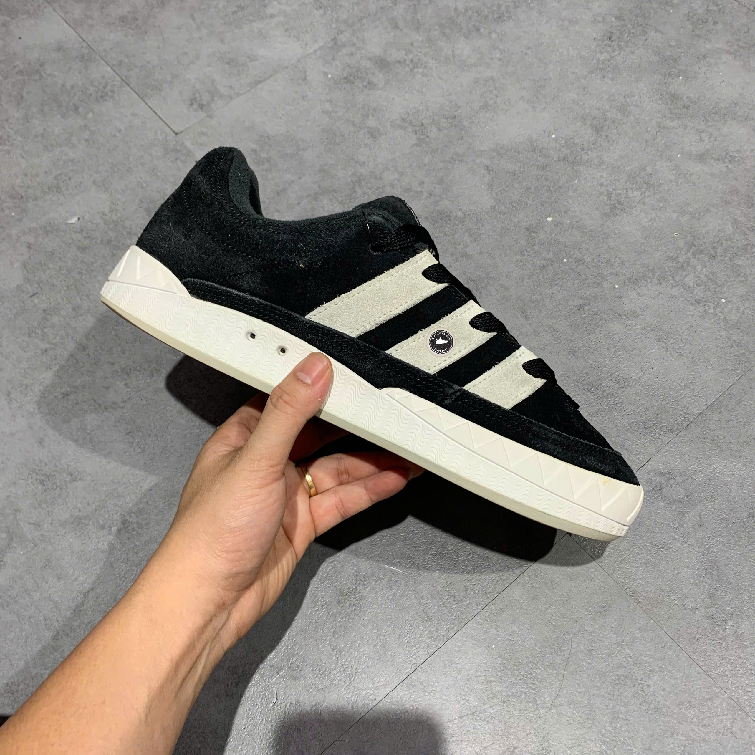 Adidas Adimatic Core Black Crystal White - ID8265 - Size 44 - GIÀY 2HAND CHÍNH HÃNG PVN24513
