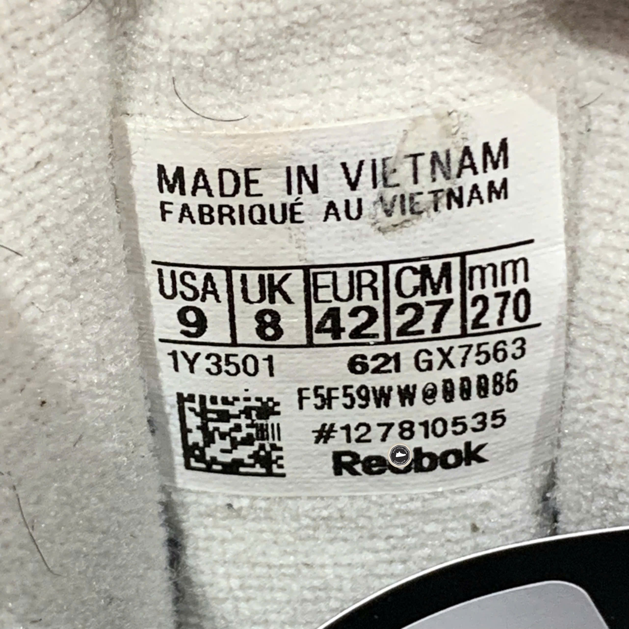 Reebok Club C 85 Vegan - GX7563 - Size 42 - GIÀY 2HAND CHÍNH HÃNG PVN24297