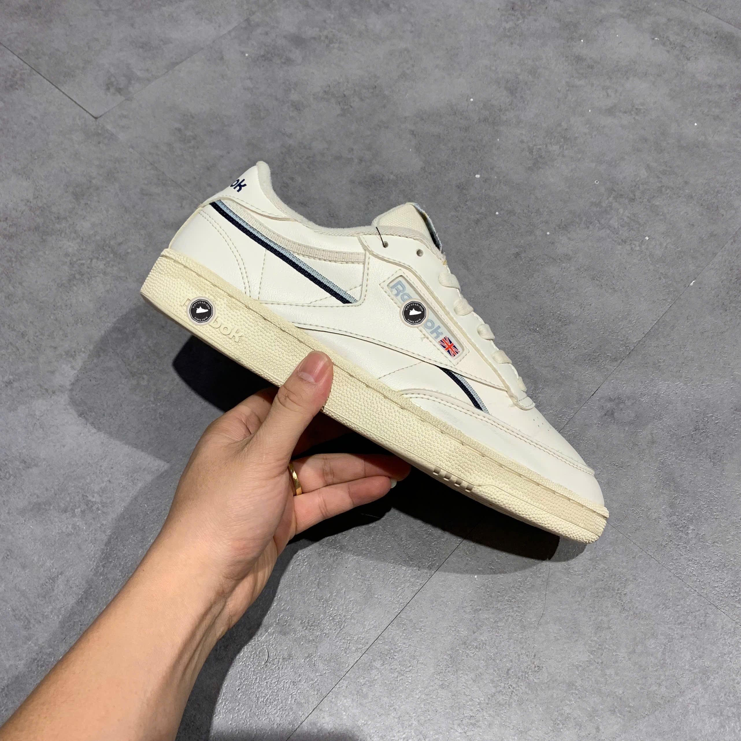 Reebok Club C 85 Vegan - GX7563 - Size 42 - GIÀY 2HAND CHÍNH HÃNG PVN24297