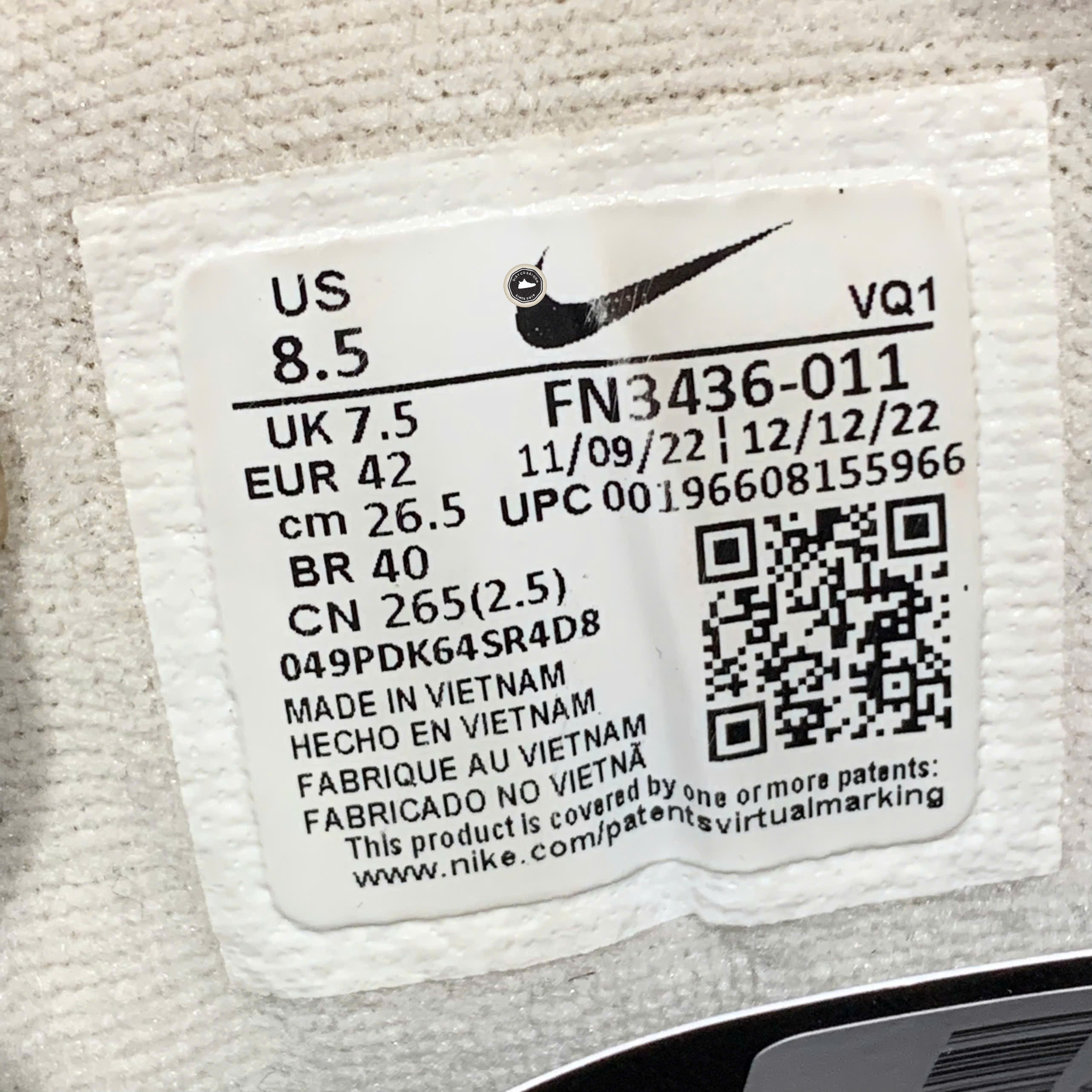 Nike Air Monarch IV Light Bone - FN3436 011 - Size 42 - GIÀY 2HAND CHÍNH HÃNG PVN24175