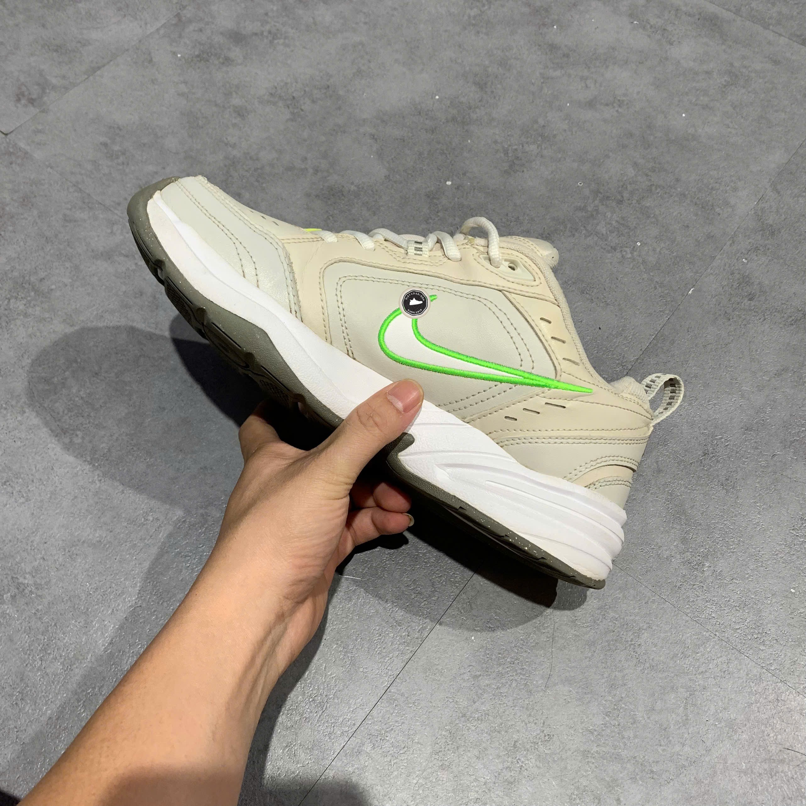 Nike Air Monarch IV Light Bone - FN3436 011 - Size 42 - GIÀY 2HAND CHÍNH HÃNG PVN24175