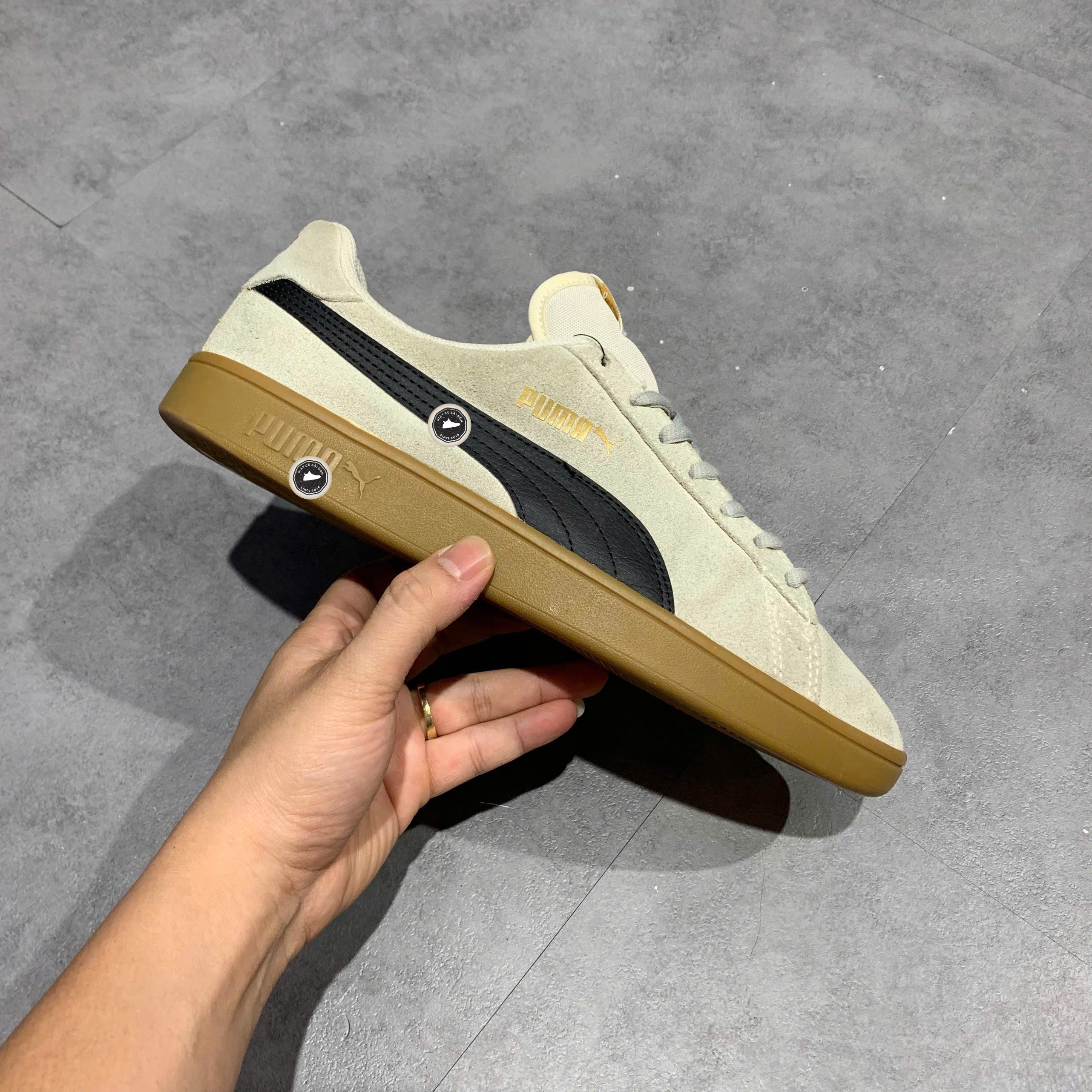 Puma Smash v2 Light Brown - 364989 72 - Size 42 - GIÀY 2HAND CHÍNH HÃNG PVN24359