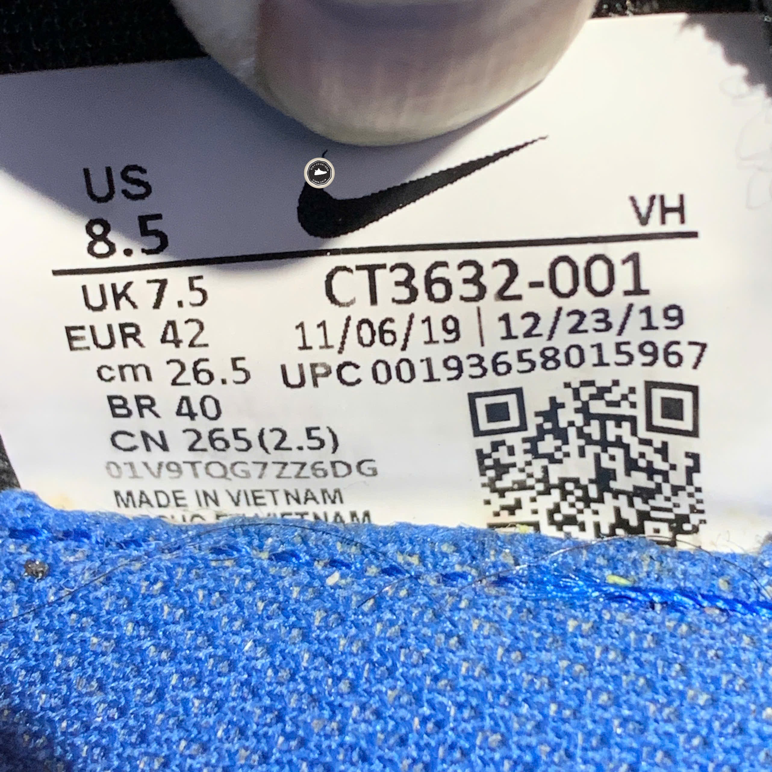 Nike SB Adversary Premium Black White - CT3632 001 - Size 42 - GIÀY 2HAND CHÍNH HÃNG PVN24440