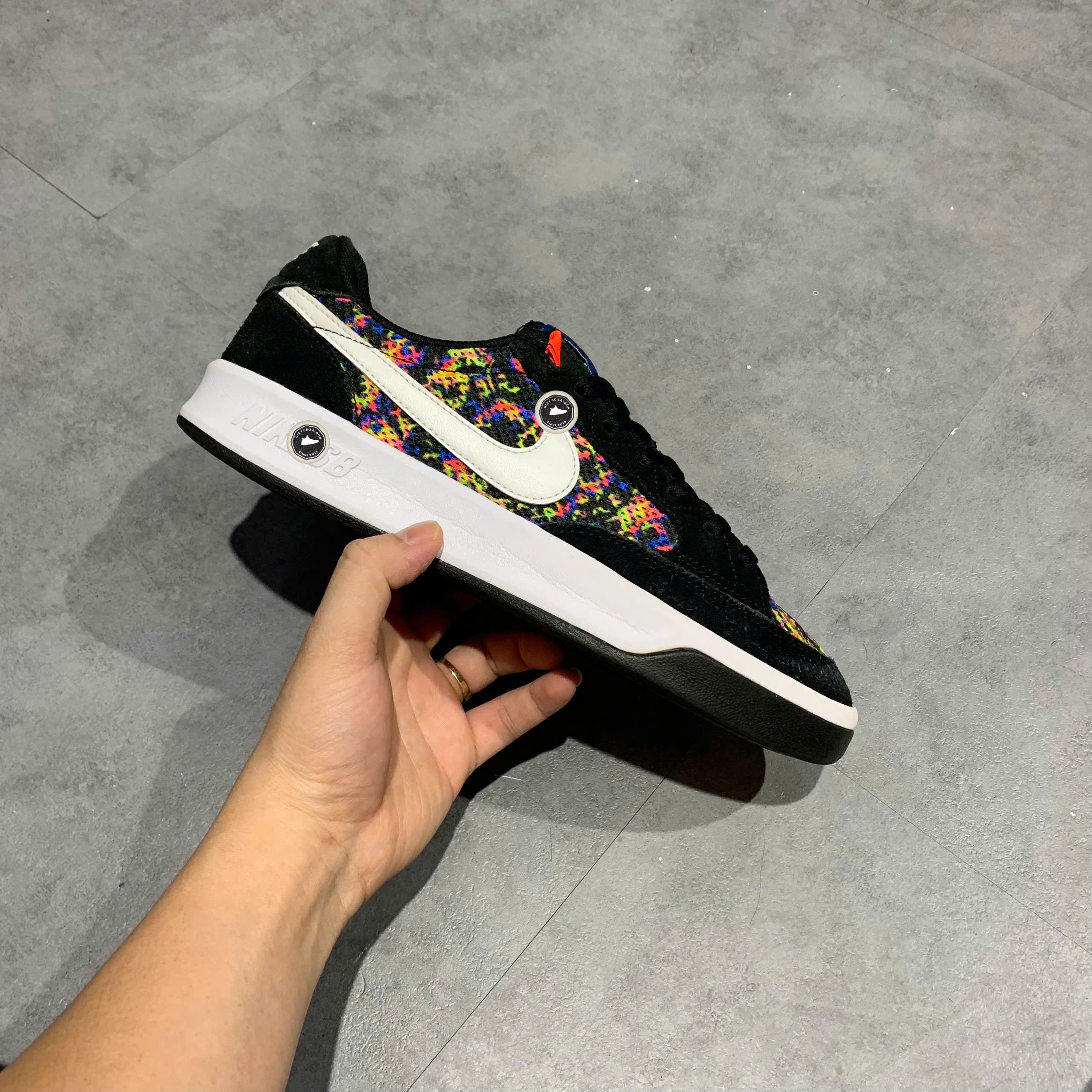 Nike SB Adversary Premium Black White - CT3632 001 - Size 42 - GIÀY 2HAND CHÍNH HÃNG PVN24440