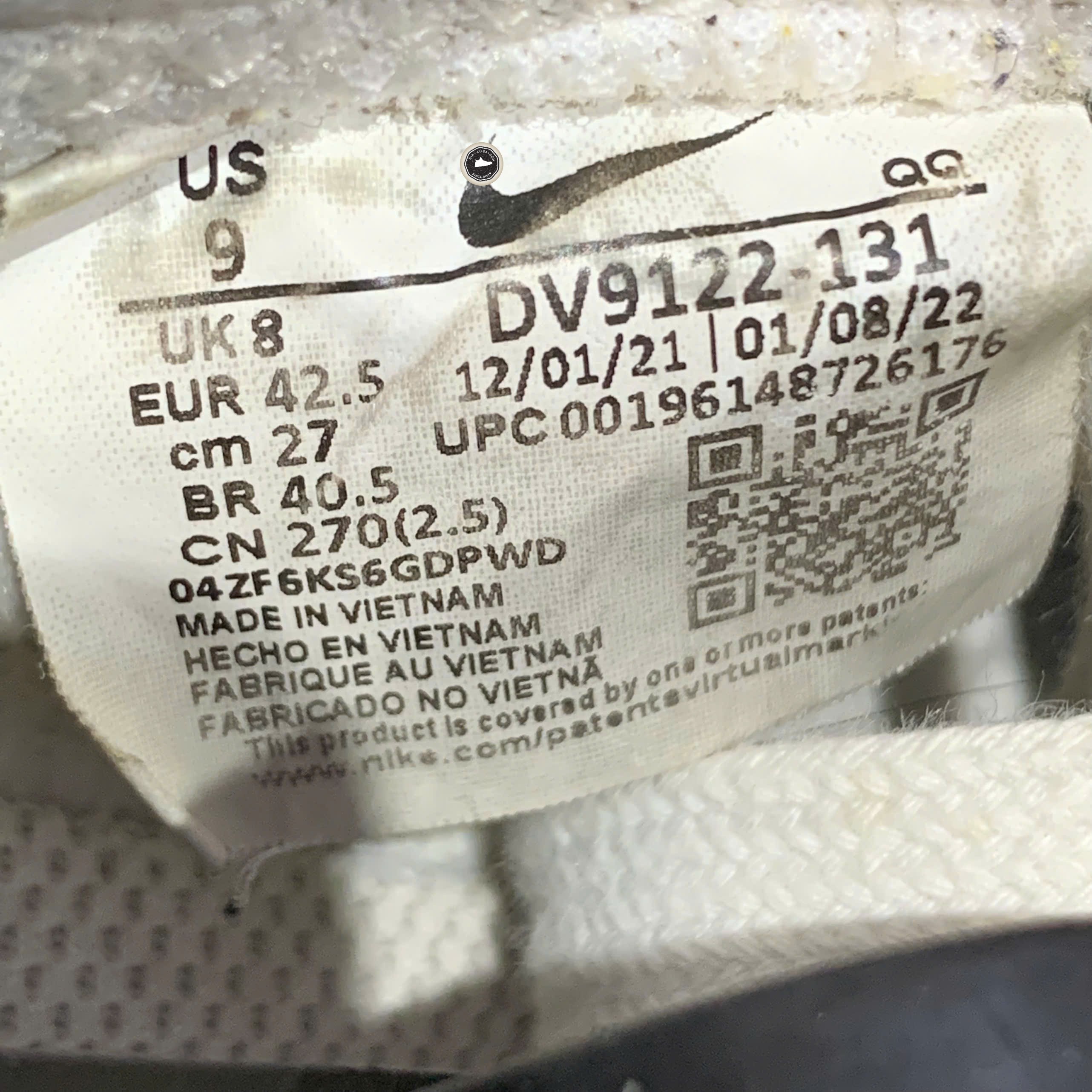 Nike Blazer Low '77 Jumbo White Chlorophyll - DV9122 131 - Size 42.5 - GIÀY 2HAND CHÍNH HÃNG PVN24262