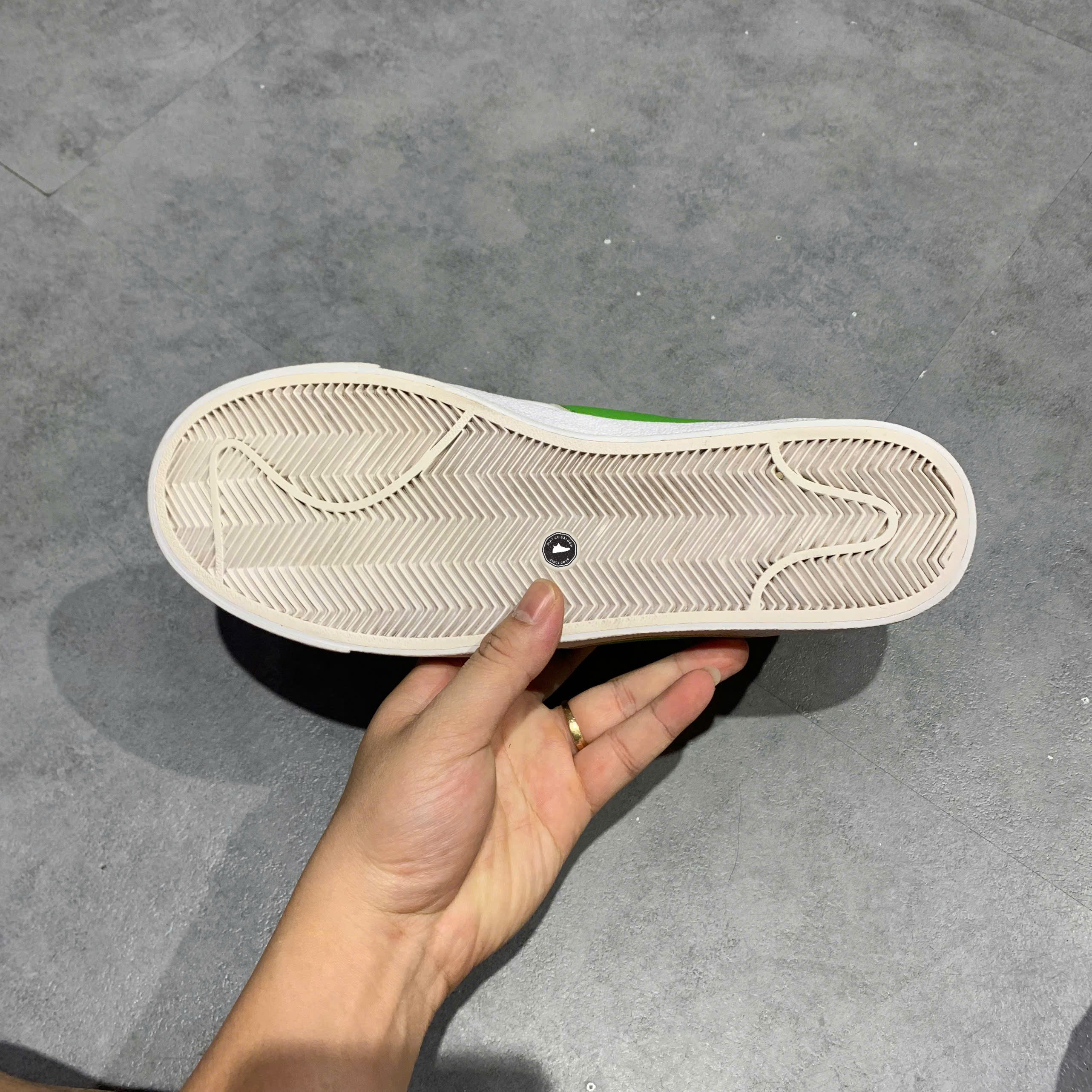 Nike Blazer Low '77 Jumbo White Chlorophyll - DV9122 131 - Size 42.5 - GIÀY 2HAND CHÍNH HÃNG PVN24262