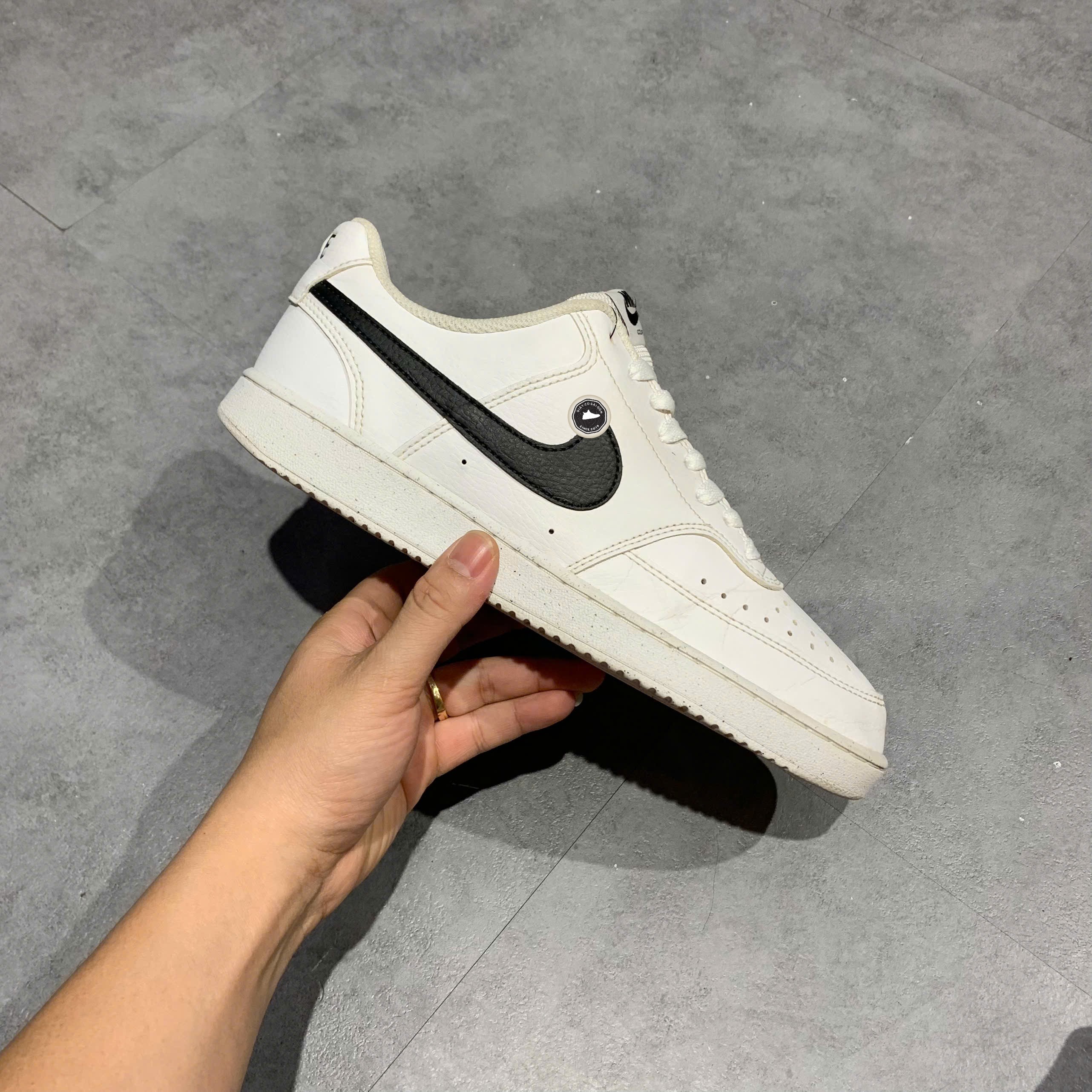 Nike Court Vision Low Next Nature - DH2987 101 - Size 42 - GIÀY 2HAND CHÍNH HÃNG PVN24492