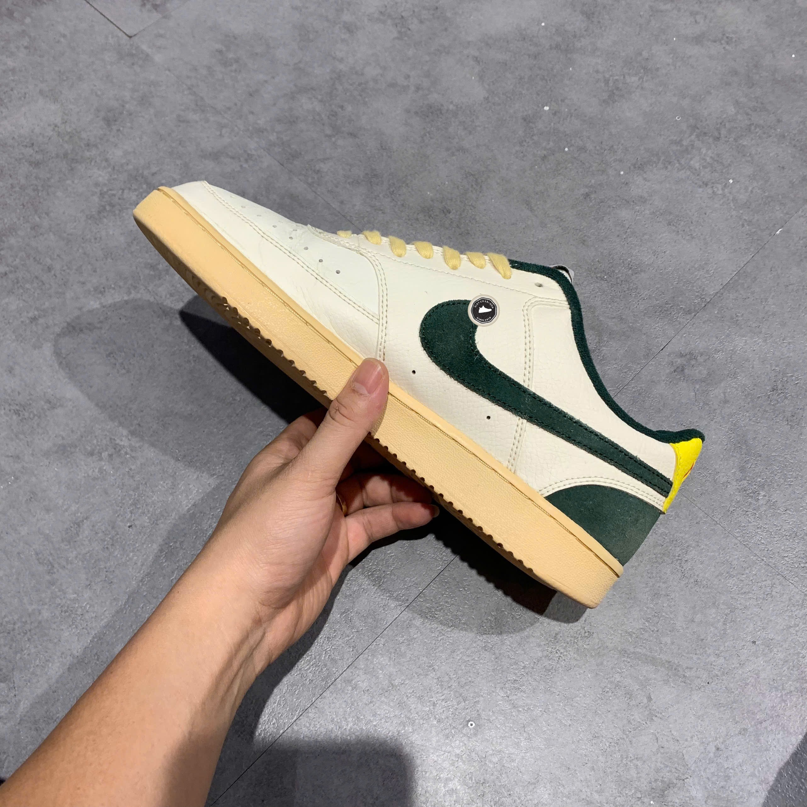 Nike Court Vision Low Sail Pro Green - FD0320 133 - Size 43 - GIÀY 2HAND CHÍNH HÃNG PVN24444