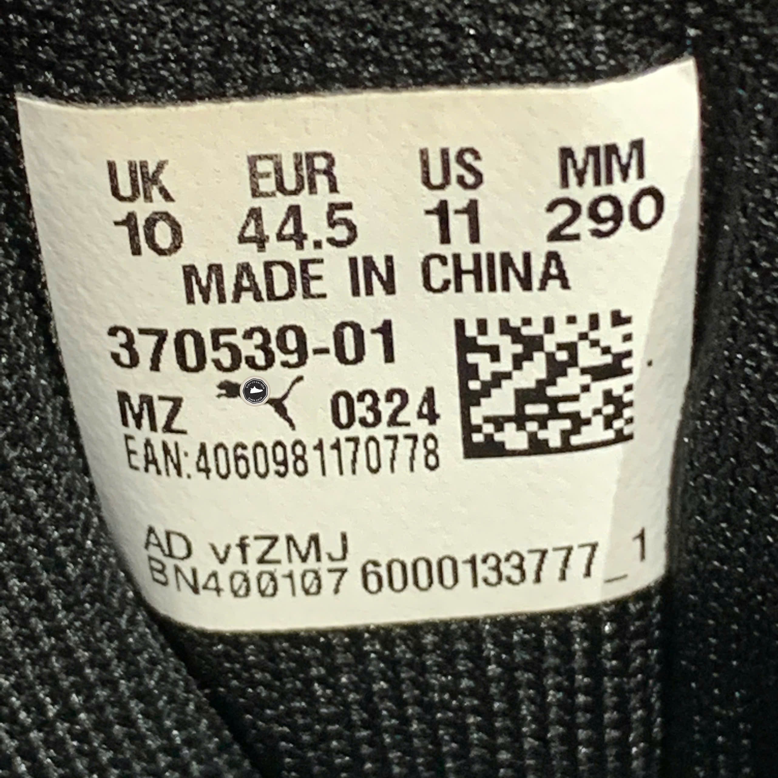 Puma Rebound Layup Lo SD - 370539 01 - Size 44.5 - GIÀY 2HAND CHÍNH HÃNG PVN24437