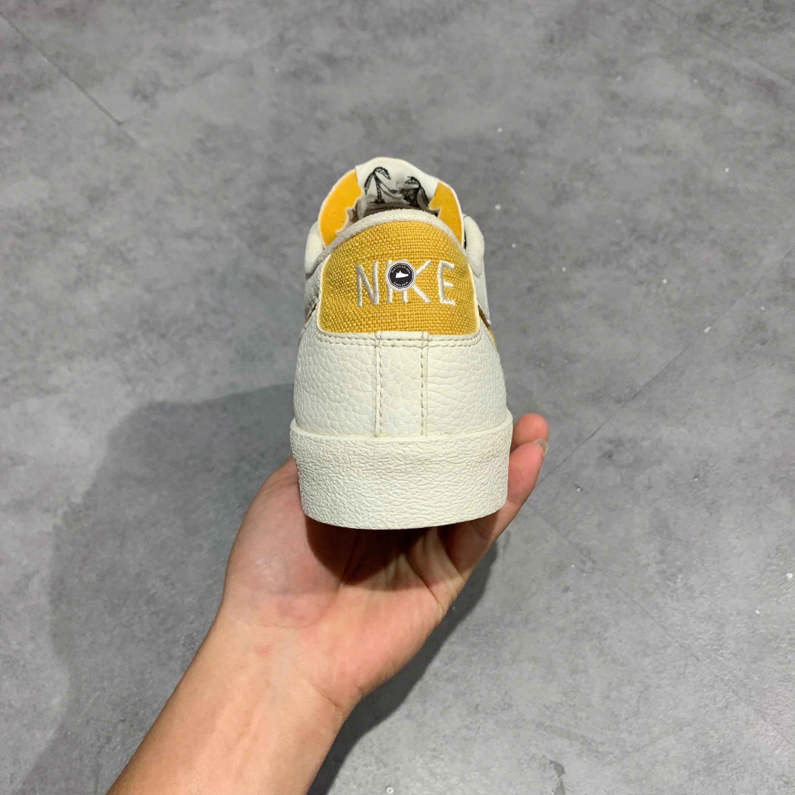 Nike Blazer Low '77 SE Next Nature 'Sun Club' - DM0210 100 - Size 45 - GIÀY 2HAND CHÍNH HÃNG PVN24480