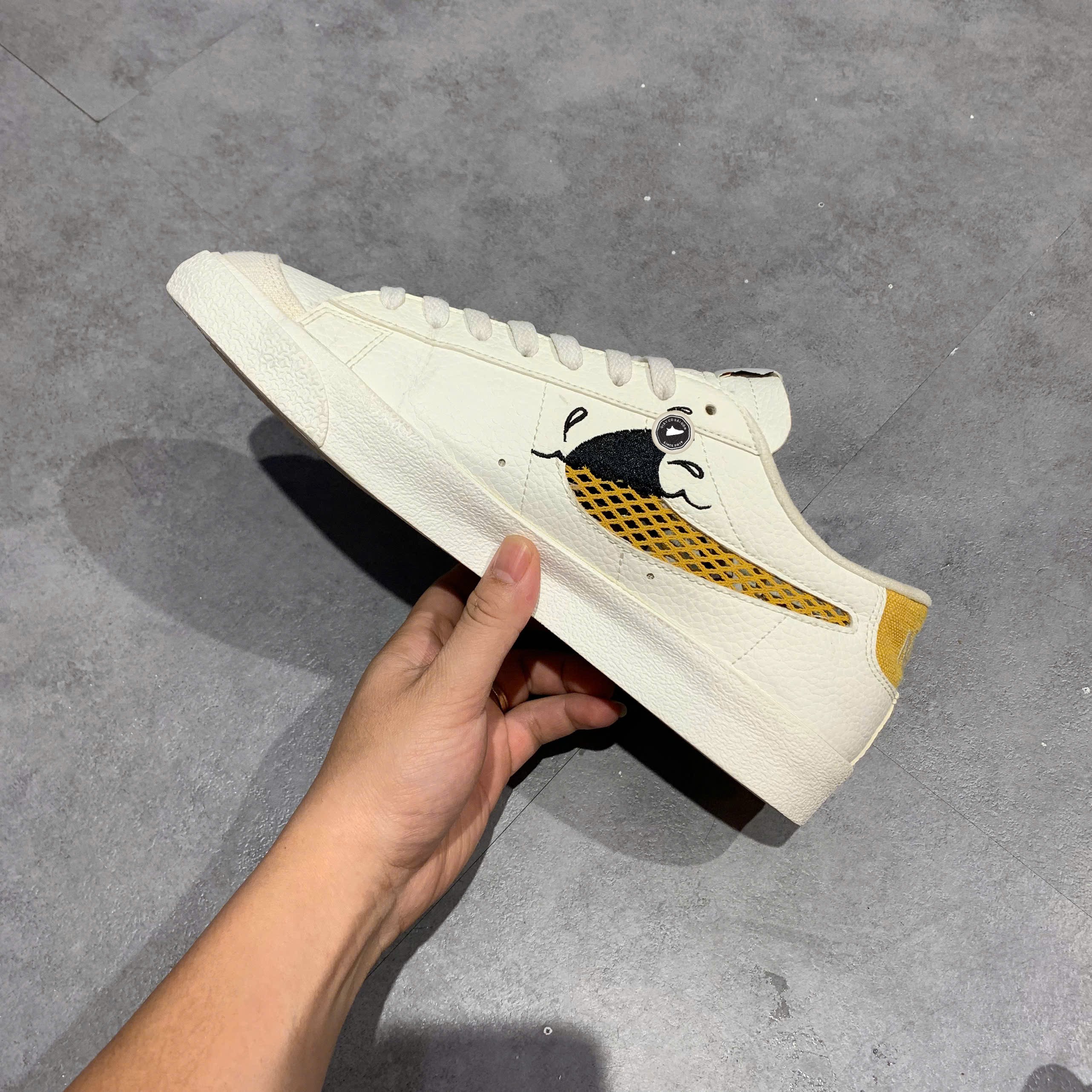 Nike Blazer Low '77 SE Next Nature 'Sun Club' - DM0210 100 - Size 45 - GIÀY 2HAND CHÍNH HÃNG PVN24480