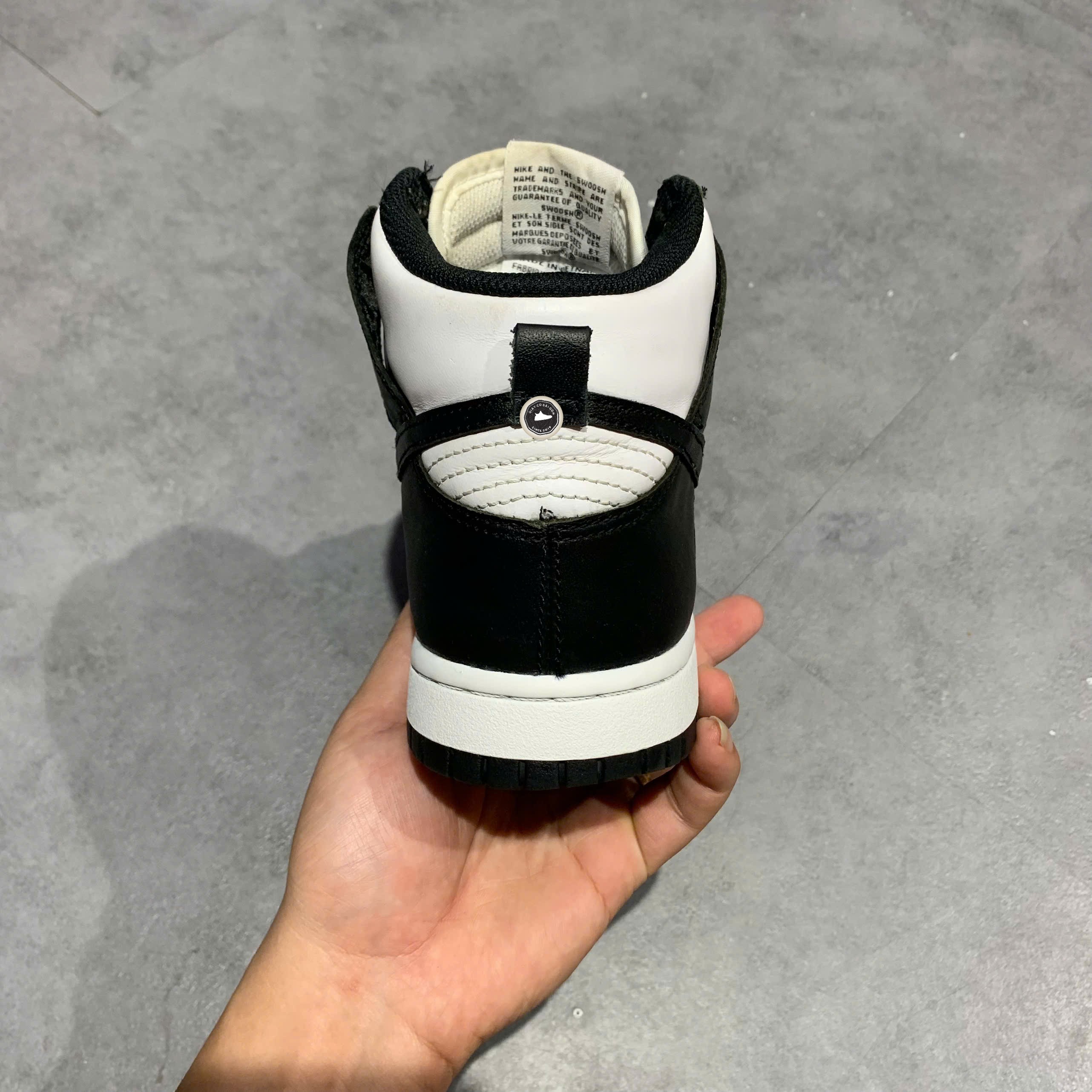 Nike Dunk High Panda - DD1399 105 - Size 39 - GIÀY 2HAND CHÍNH HÃNG PVN24197