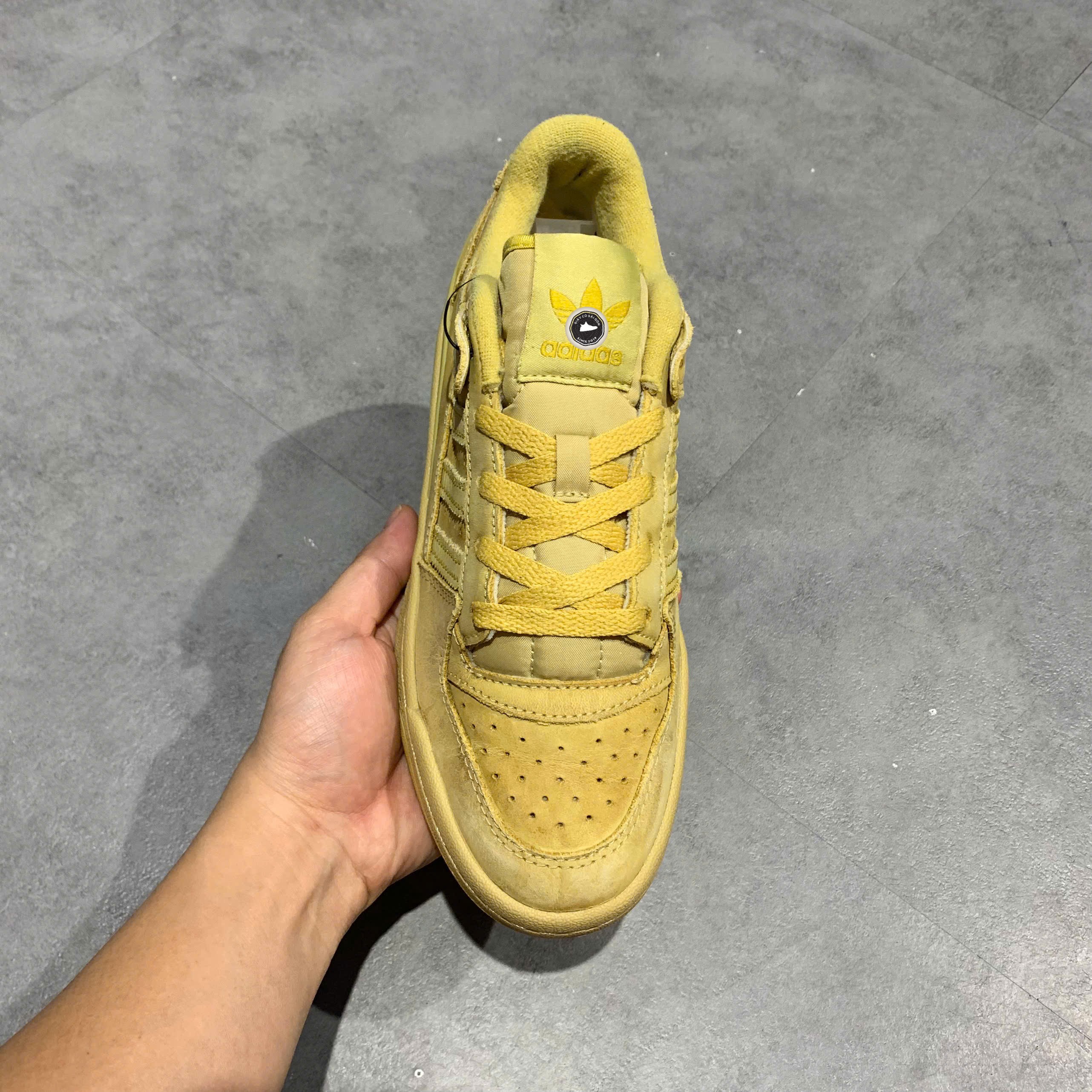 Adidas Forum Low CL Wheat - ID0991 - Size 39 1/3 - GIÀY 2HAND CHÍNH HÃNG 24114
