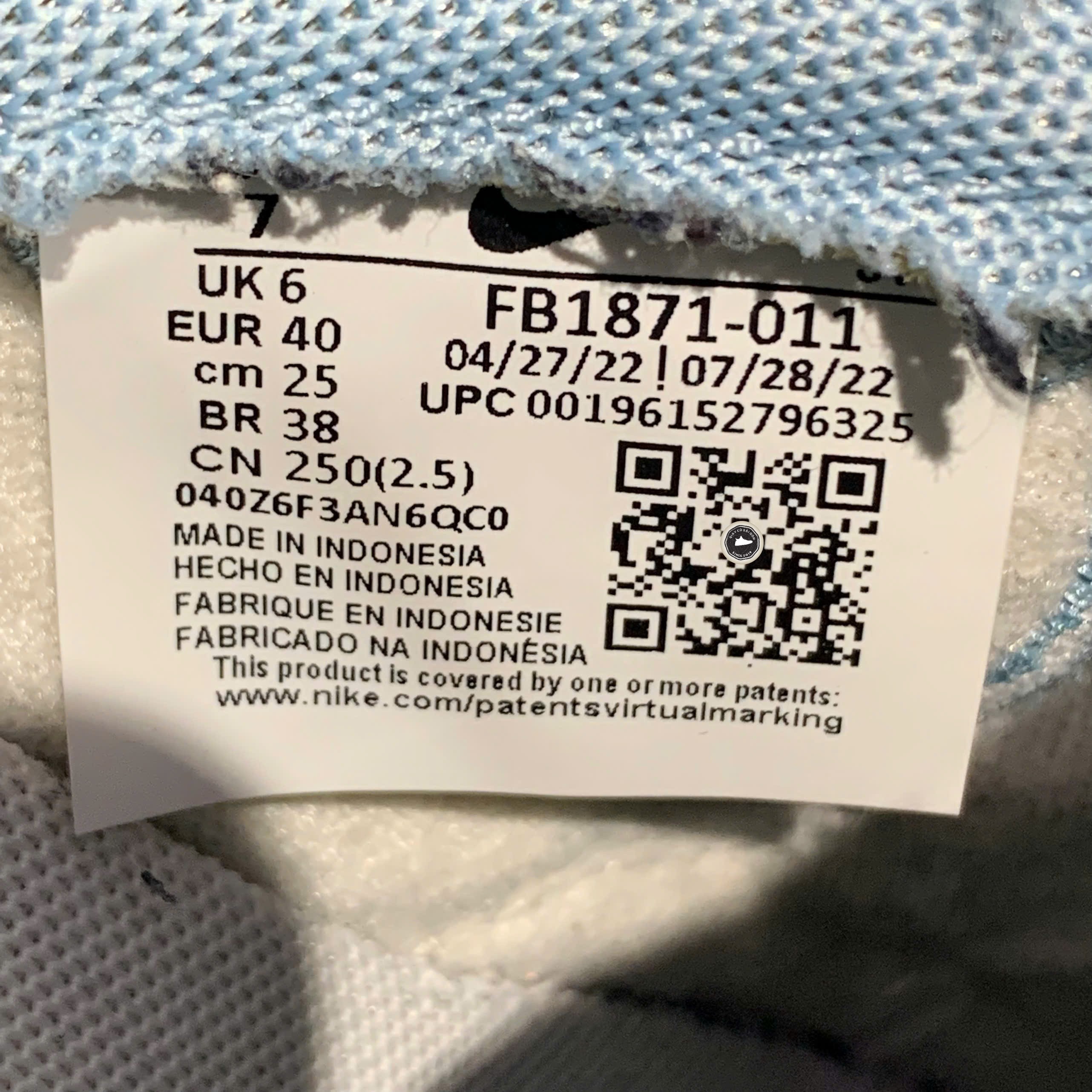 Nike Dunk Low Retro Fleece Swoosh Worn Blue - FB1871 011 - Size 40 - GIÀY 2HAND CHÍNH HÃNG PVN24059