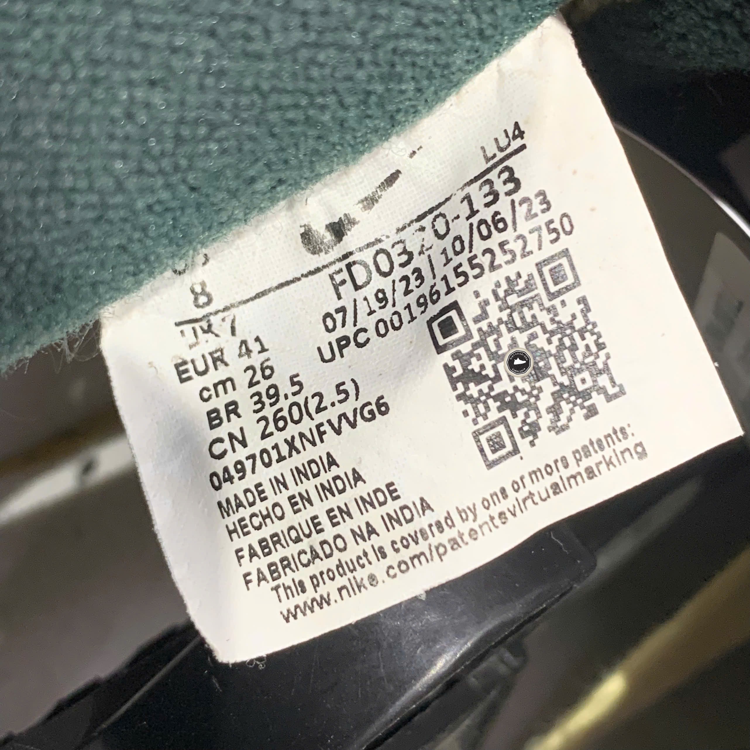 Nike Court Vision Low Sail Pro Green - FD0320 133 - Size 41 - GIÀY 2HAND CHÍNH HÃNG PVN24420