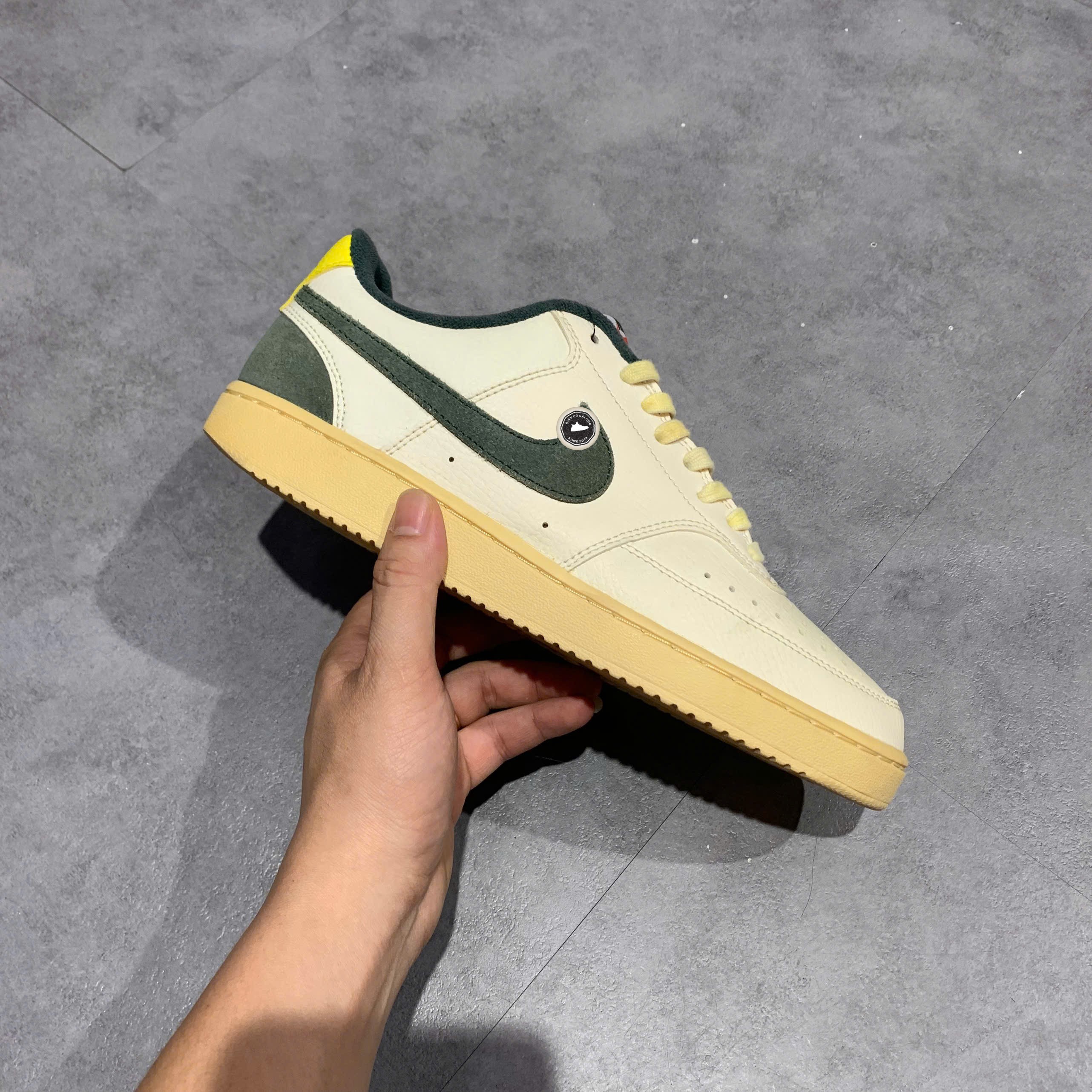 Nike Court Vision Low Sail Pro Green - FD0320 133 - Size 41 - GIÀY 2HAND CHÍNH HÃNG PVN24420