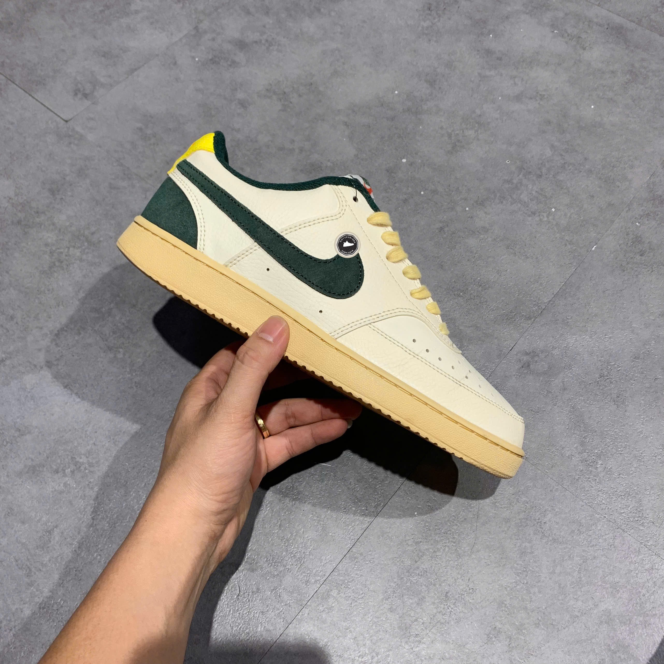 Nike Court Vision Low Sail Pro Green - FD0320 133 - Size 41 - GIÀY 2HAND CHÍNH HÃNG PVN24298