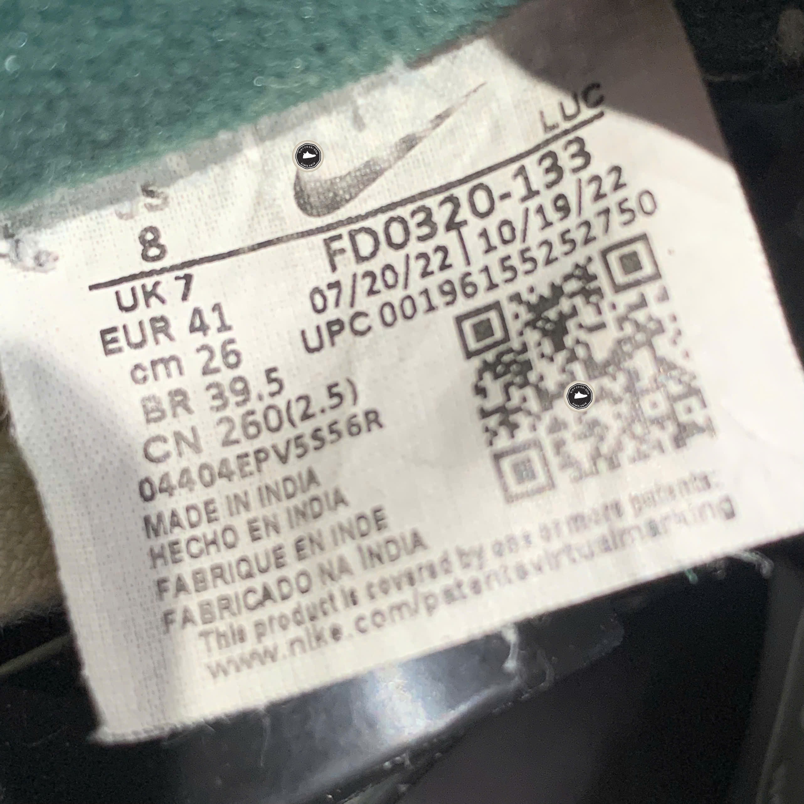 Nike Court Vision Low 'Sail Pro Green' - FD0320 133 - Size 41 - GIÀY 2HAND CHÍNH HÃNG PVN24238