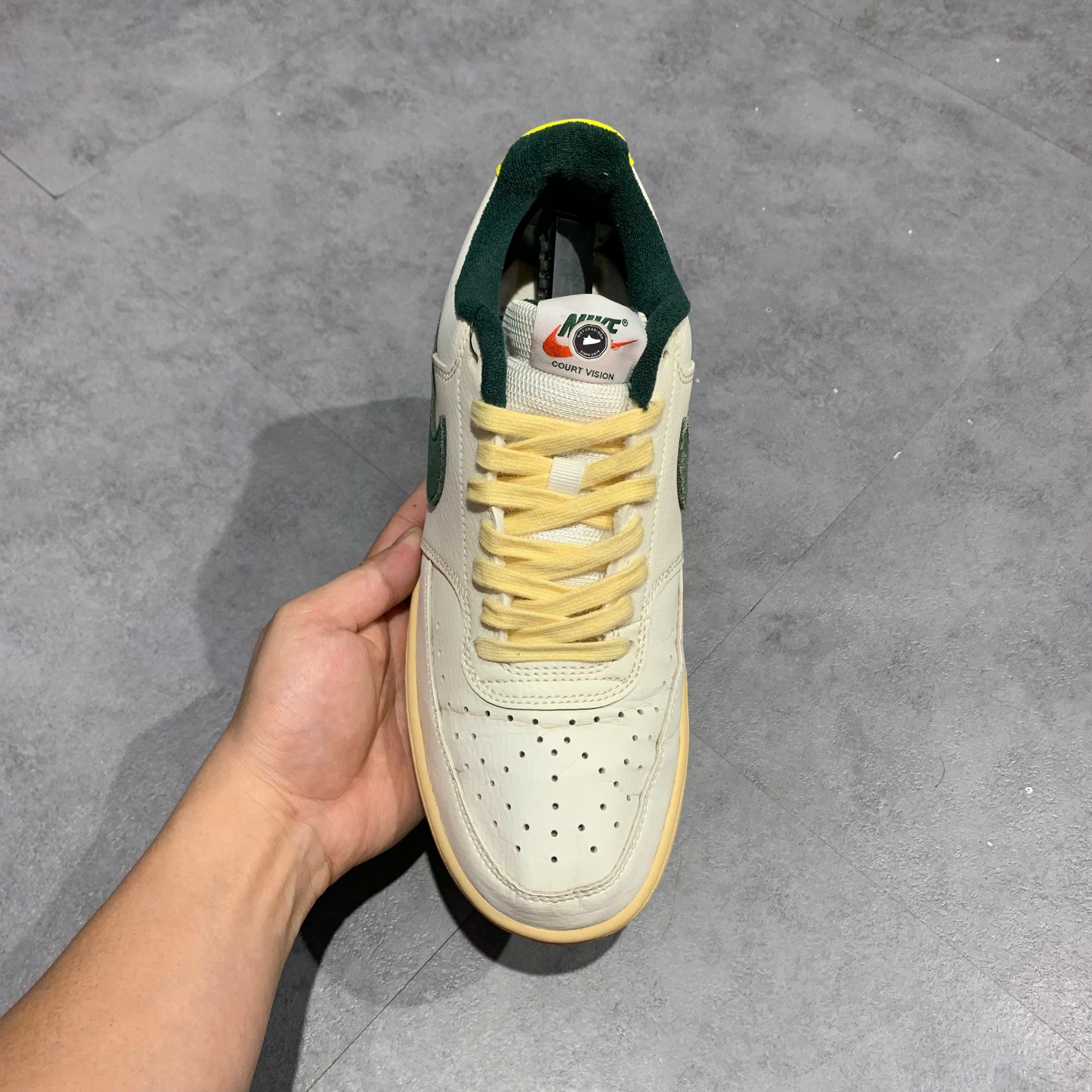 Nike Court Vision Low Sail Pro Green - FD0320 133 - Size 41 - GIÀY 2HAND CHÍNH HÃNG PVN24403