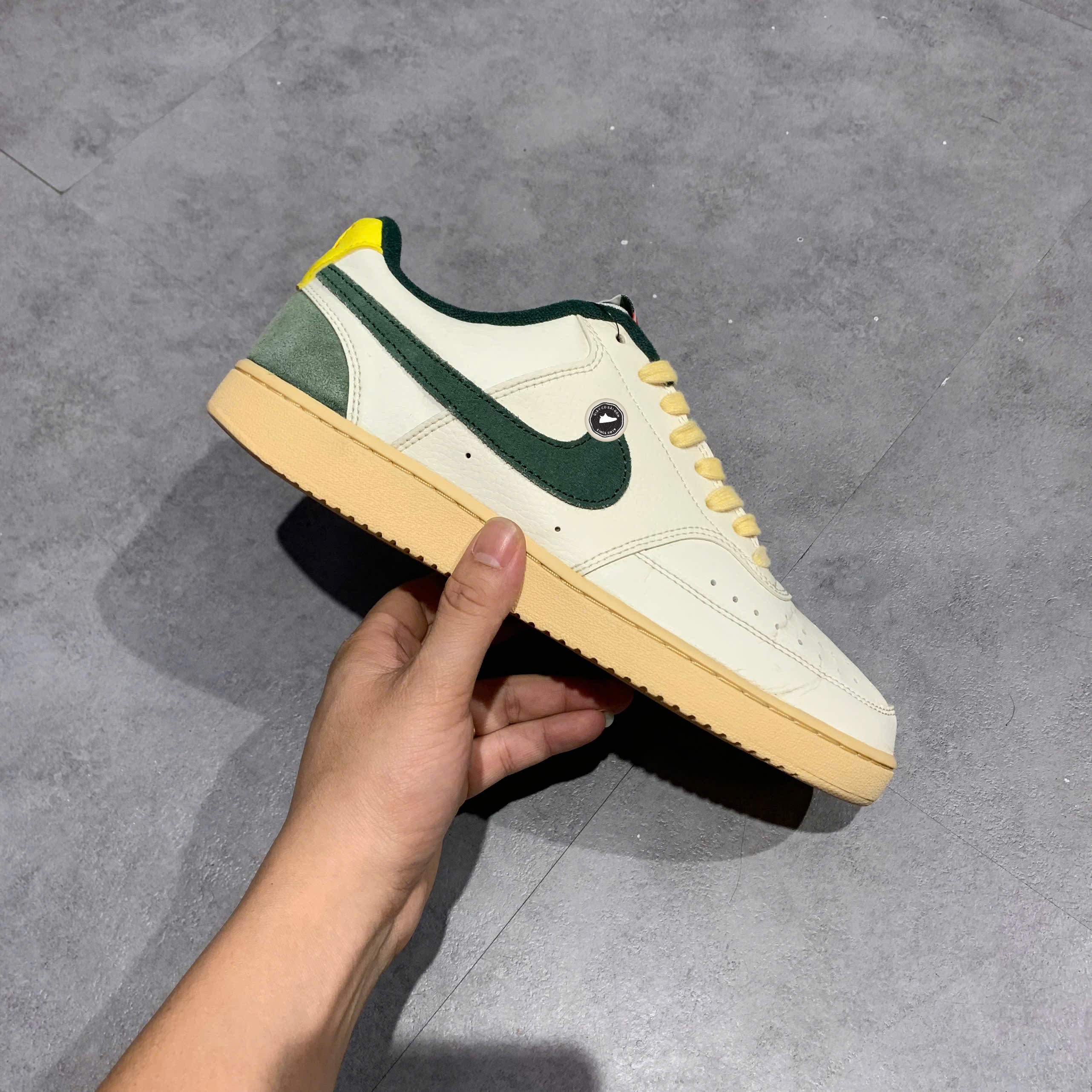 Nike Court Vision Low Sail Pro Green - FD0320 133 - Size 41 - GIÀY 2HAND CHÍNH HÃNG PVN24403