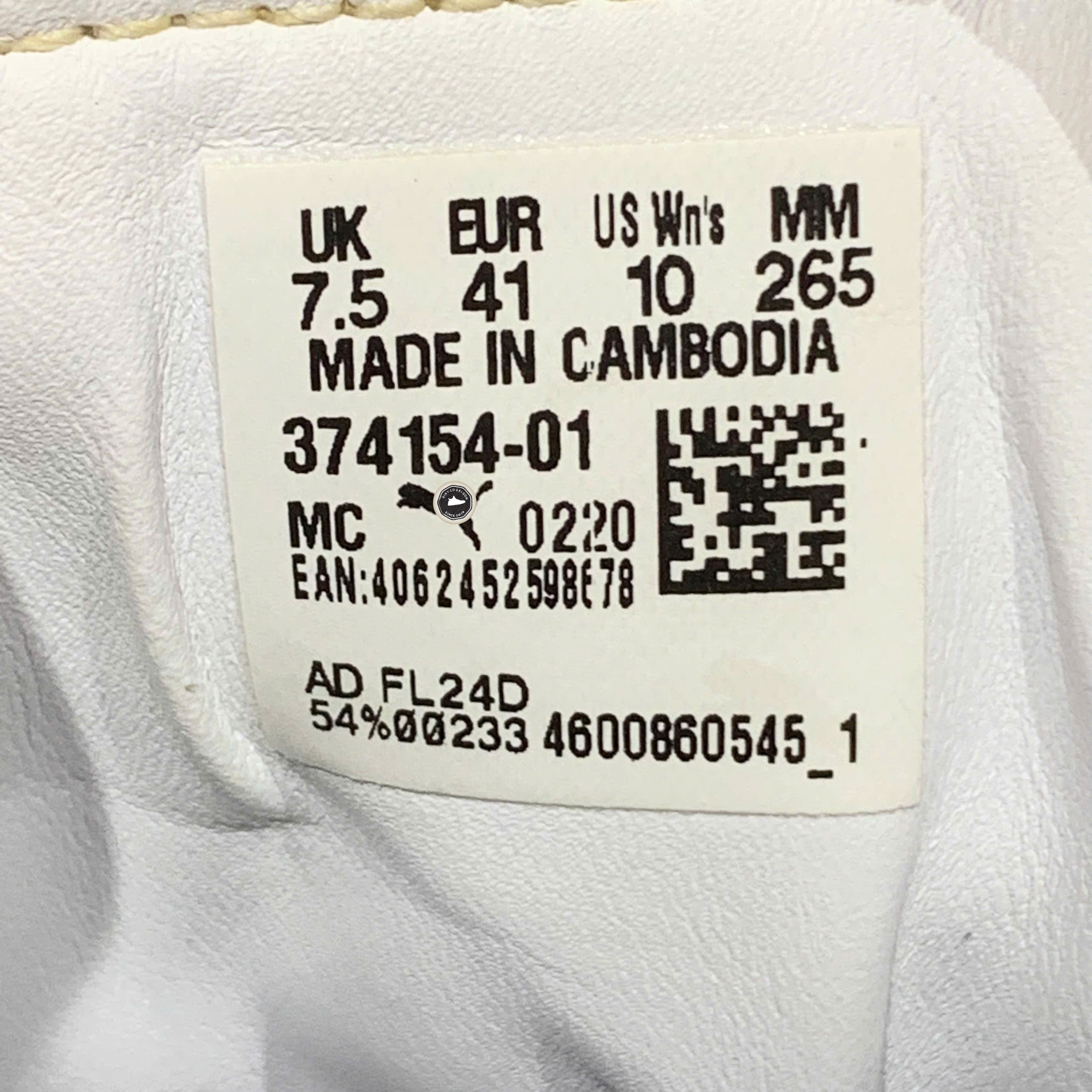 Puma Basket Classic Metallic - 374154 01 - Size 41 - GIÀY 2HAND CHÍNH HÃNG PVN24543