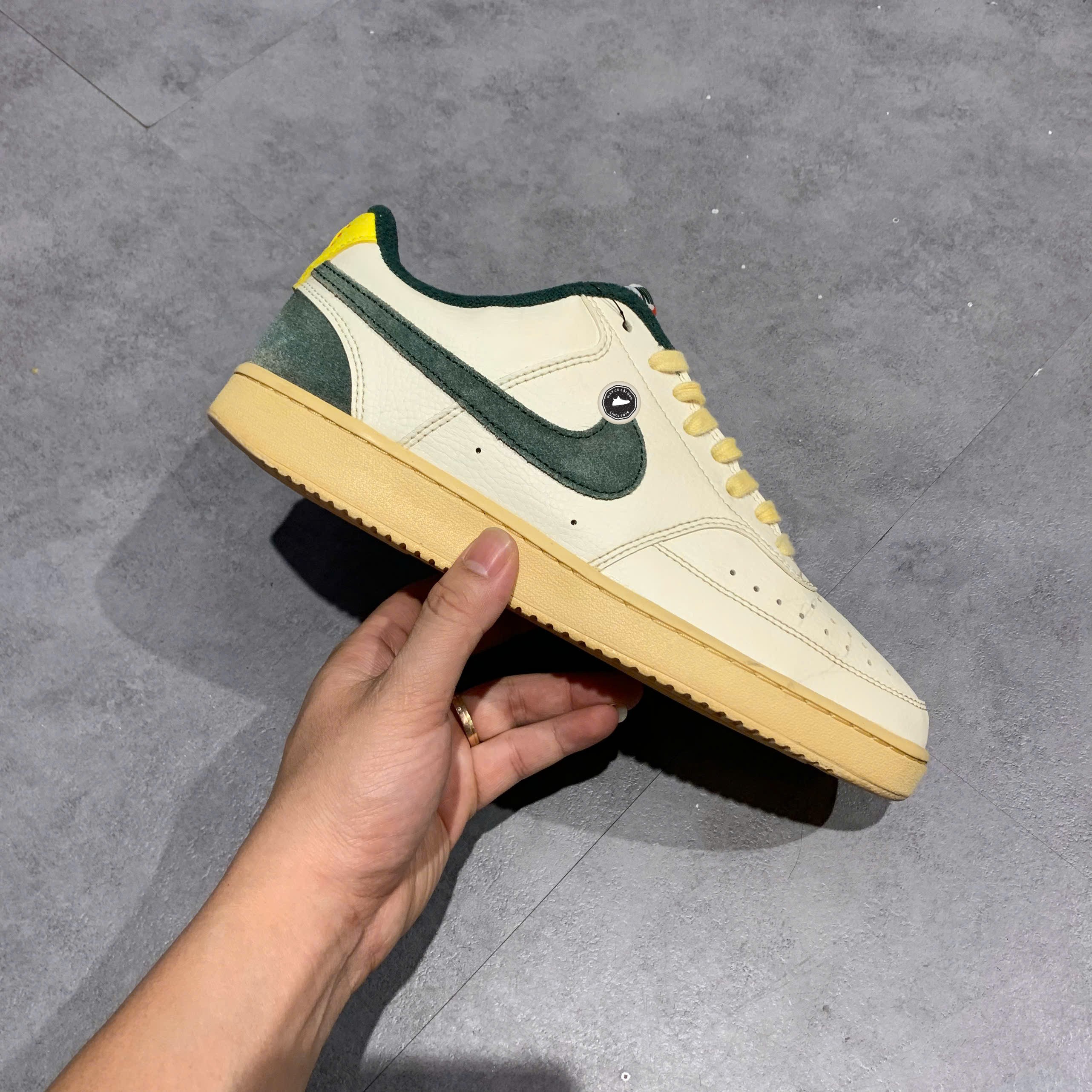 Nike Court Vision Low Sail Pro Green - FD0320 133 - Size 41 - GIÀY 2HAND CHÍNH HÃNG PVN24353