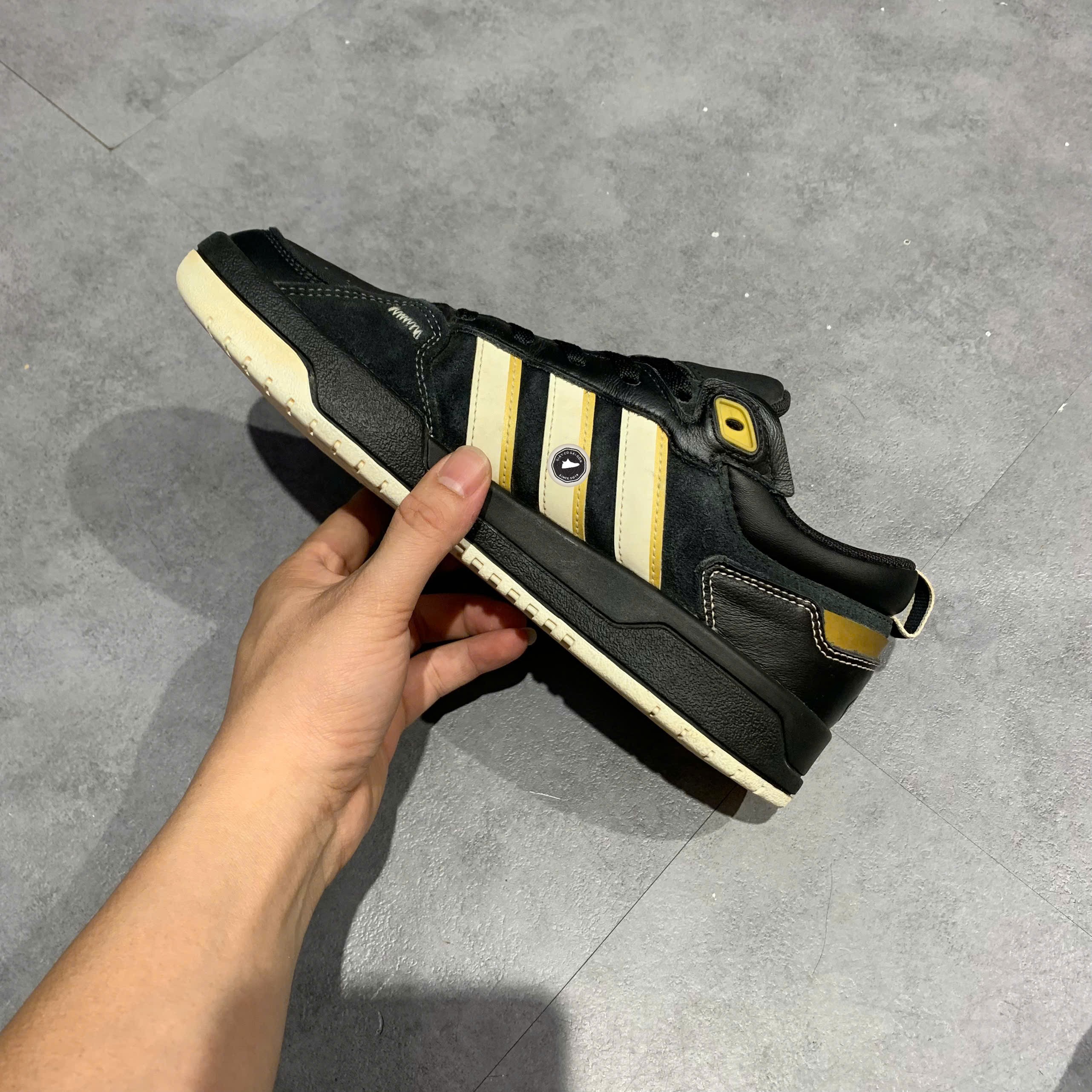 Adidas Neo 100DB Black White Goldyellow - IG2789 - Size 40 2/3 - GIÀY 2HAND CHÍNH HÃNG PVN24043