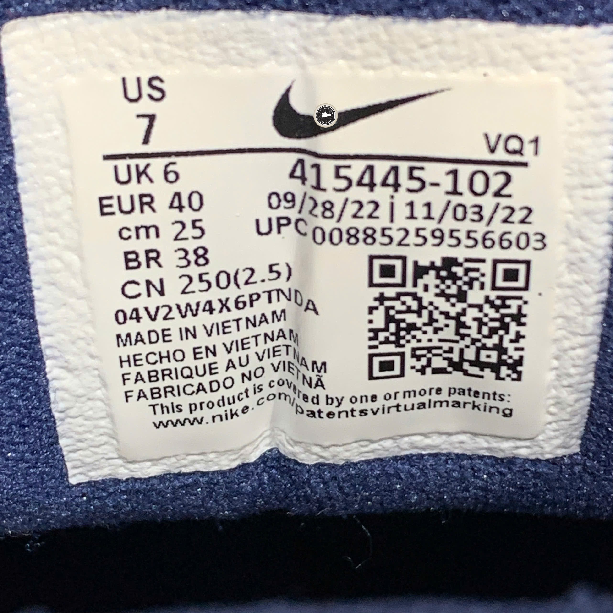 Nike Air Monarch IV - 415445 102 - Size 40 - GIÀY 2HAND CHÍNH HÃNG PVN24064