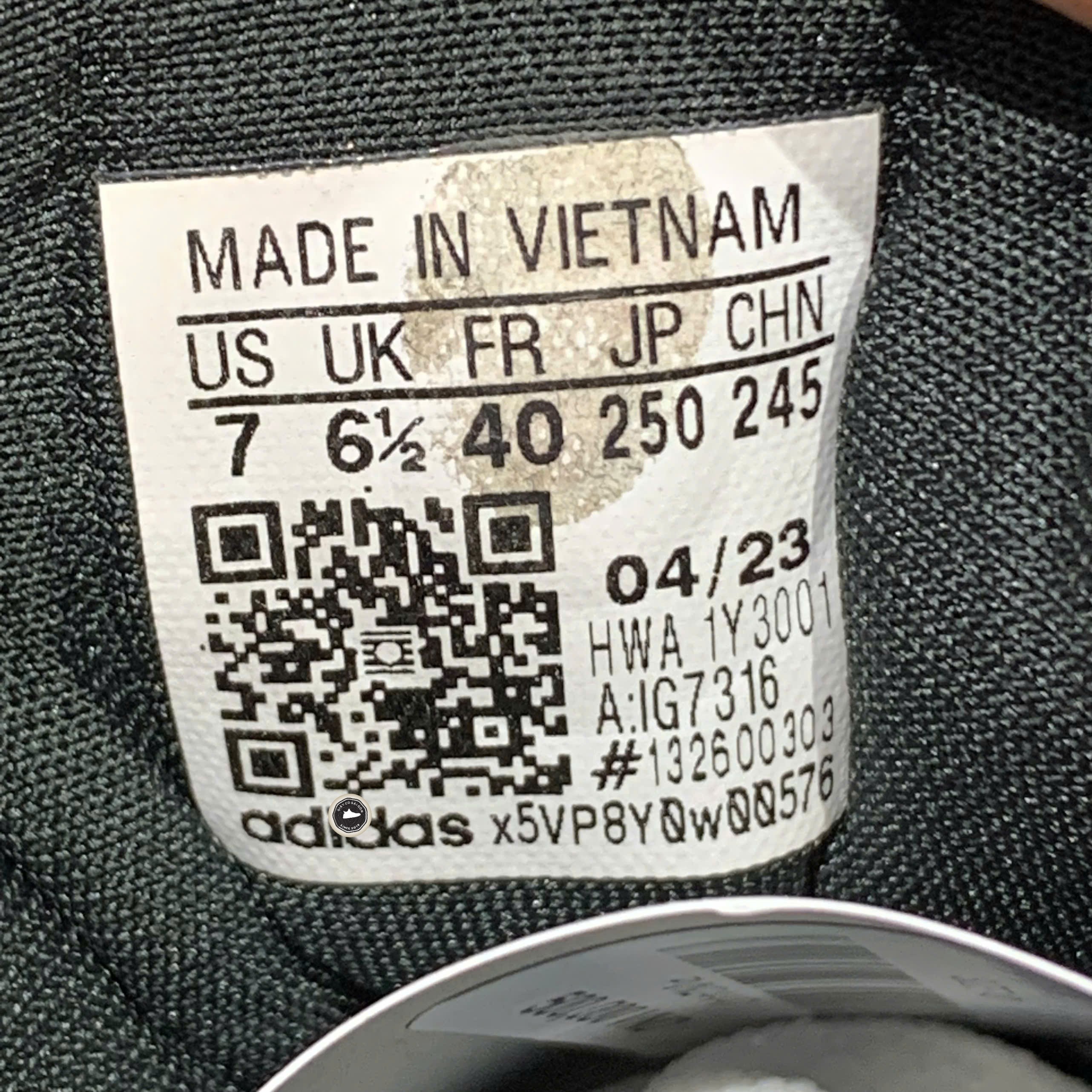 Adidas Cloudfoam - 1Y3001 - Size 40 - GIÀY 2HAND CHÍNH HÃNG PVN24447