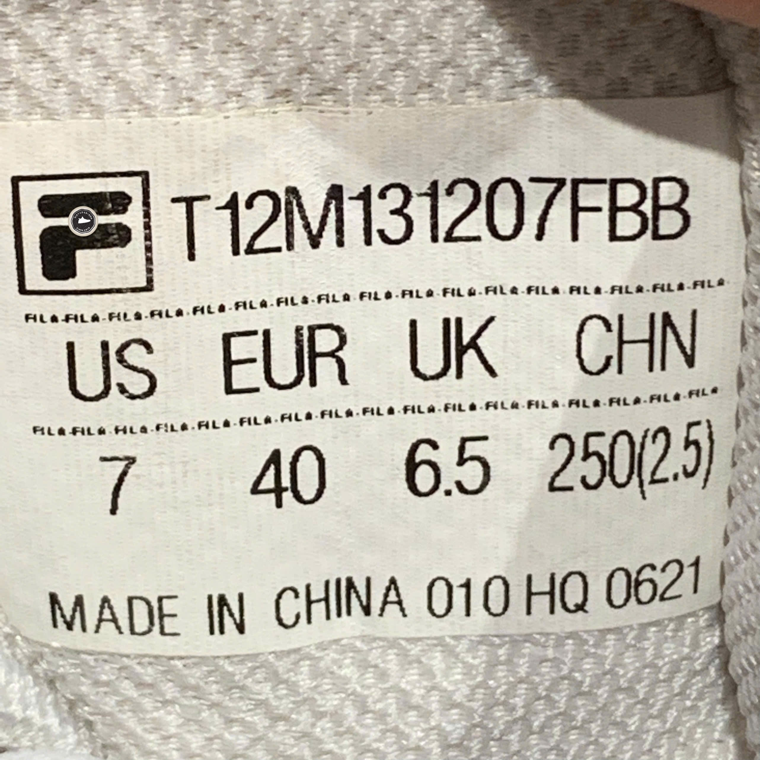 Fila Fusion - T12M1312071FBB - Size 40 - GIÀY 2HAND CHÍNH HÃNG 24334