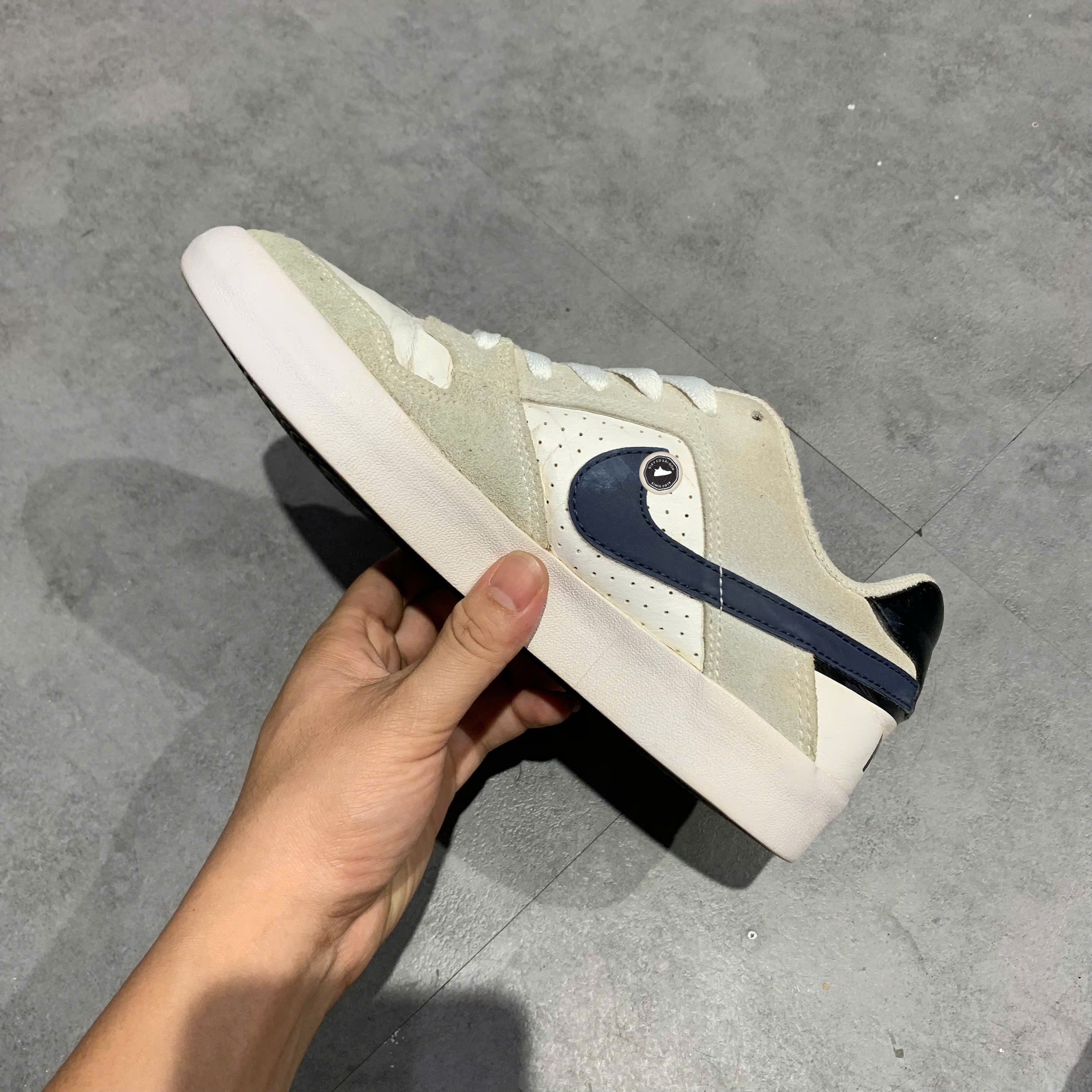 Nike Delta Force Vulc SB White Thunder Blue - 942237 100 - Size 40 - GIÀY 2HAND CHÍNH HÃNG PVN24428